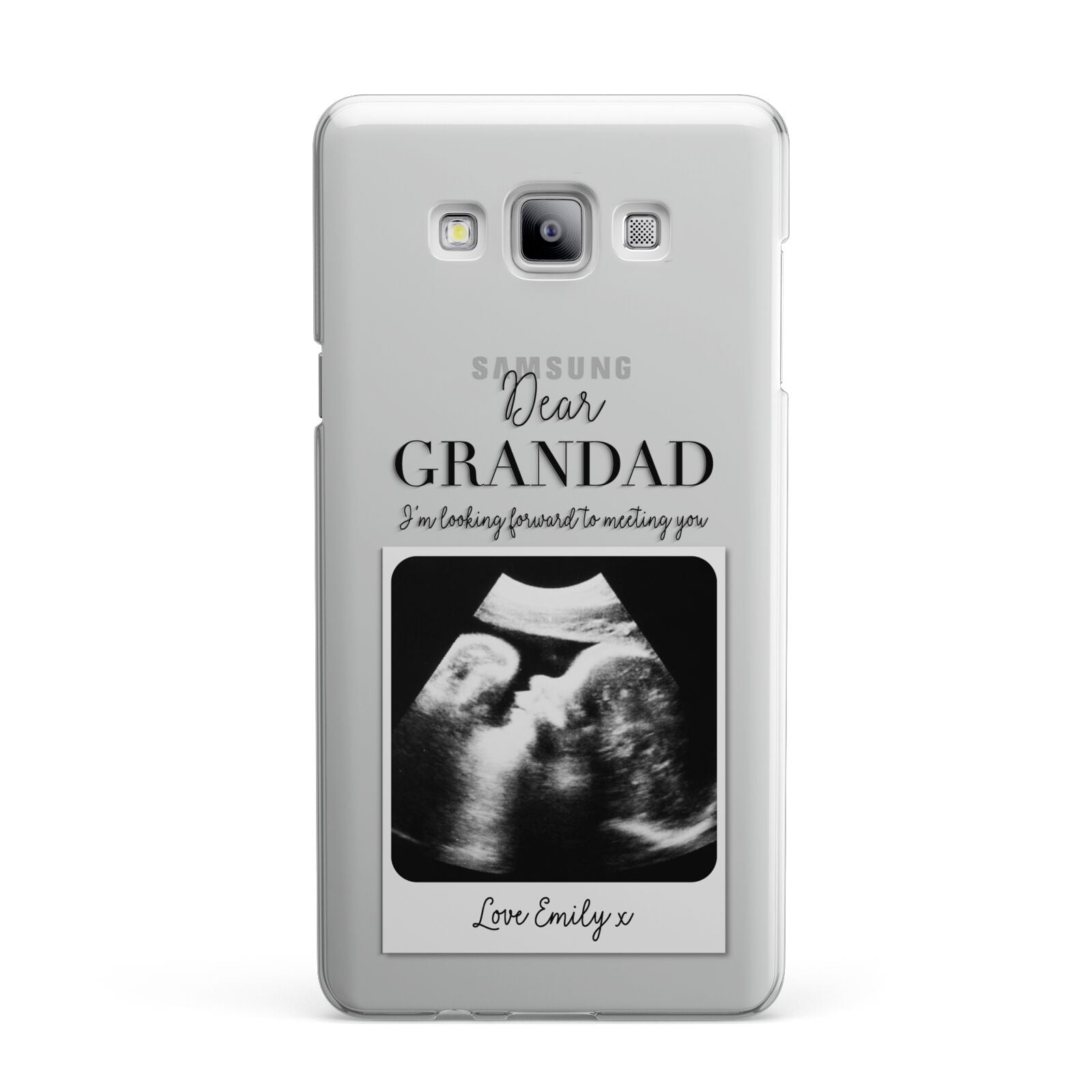 Personalised Baby Scan Photo Upload Samsung Galaxy A7 2015 Case