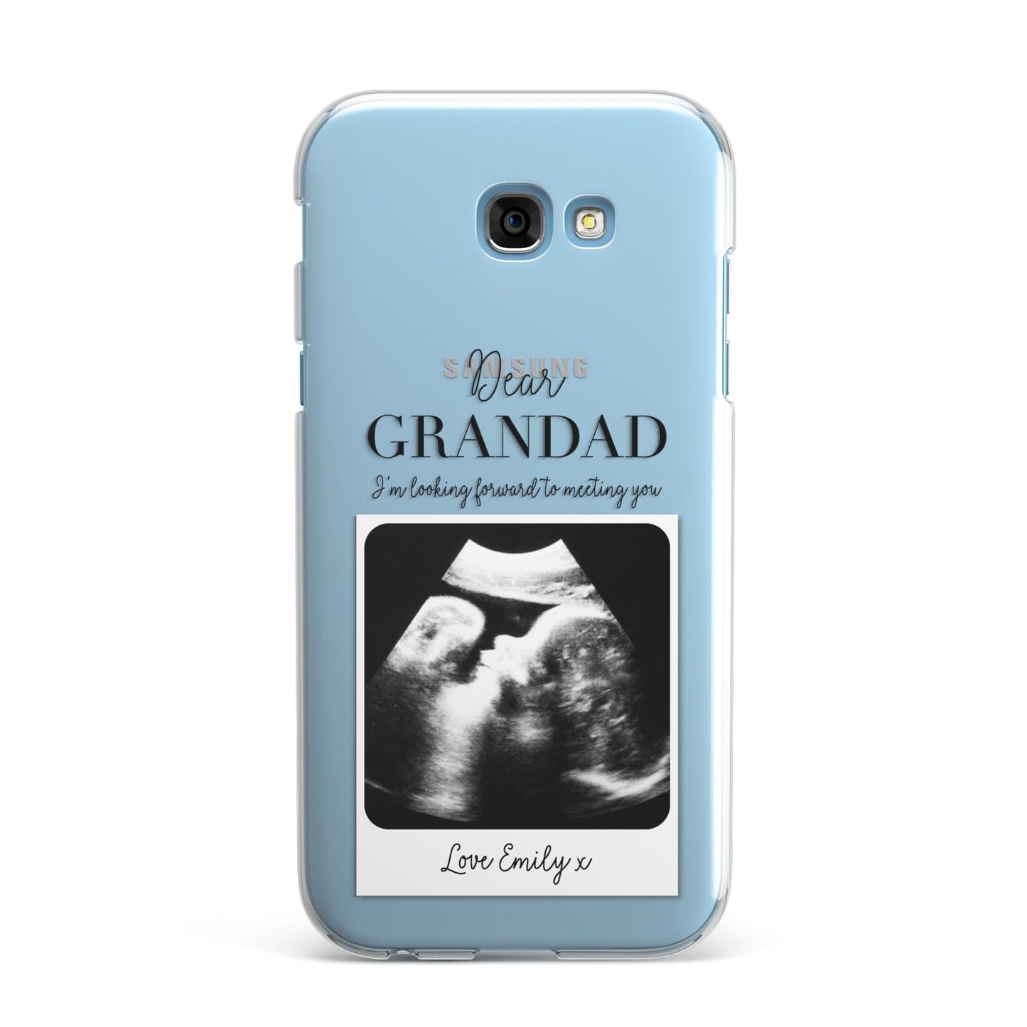 Personalised Baby Scan Photo Upload Samsung Galaxy A7 2017 Case