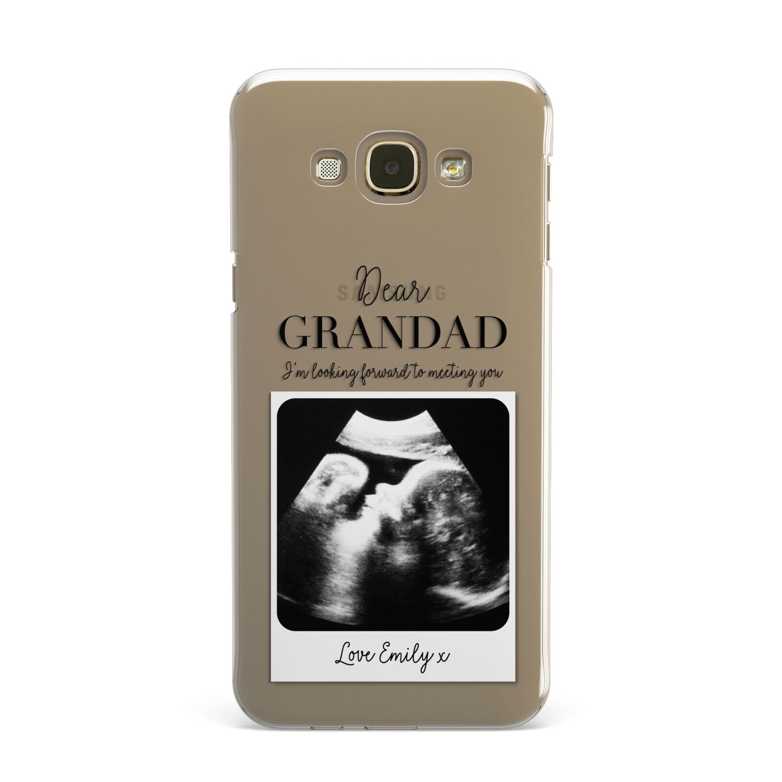 Personalised Baby Scan Photo Upload Samsung Galaxy A8 Case