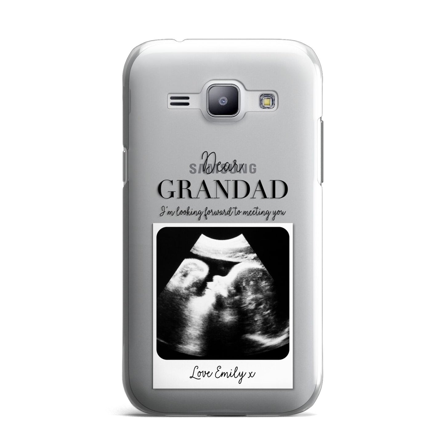 Personalised Baby Scan Photo Upload Samsung Galaxy J1 2015 Case