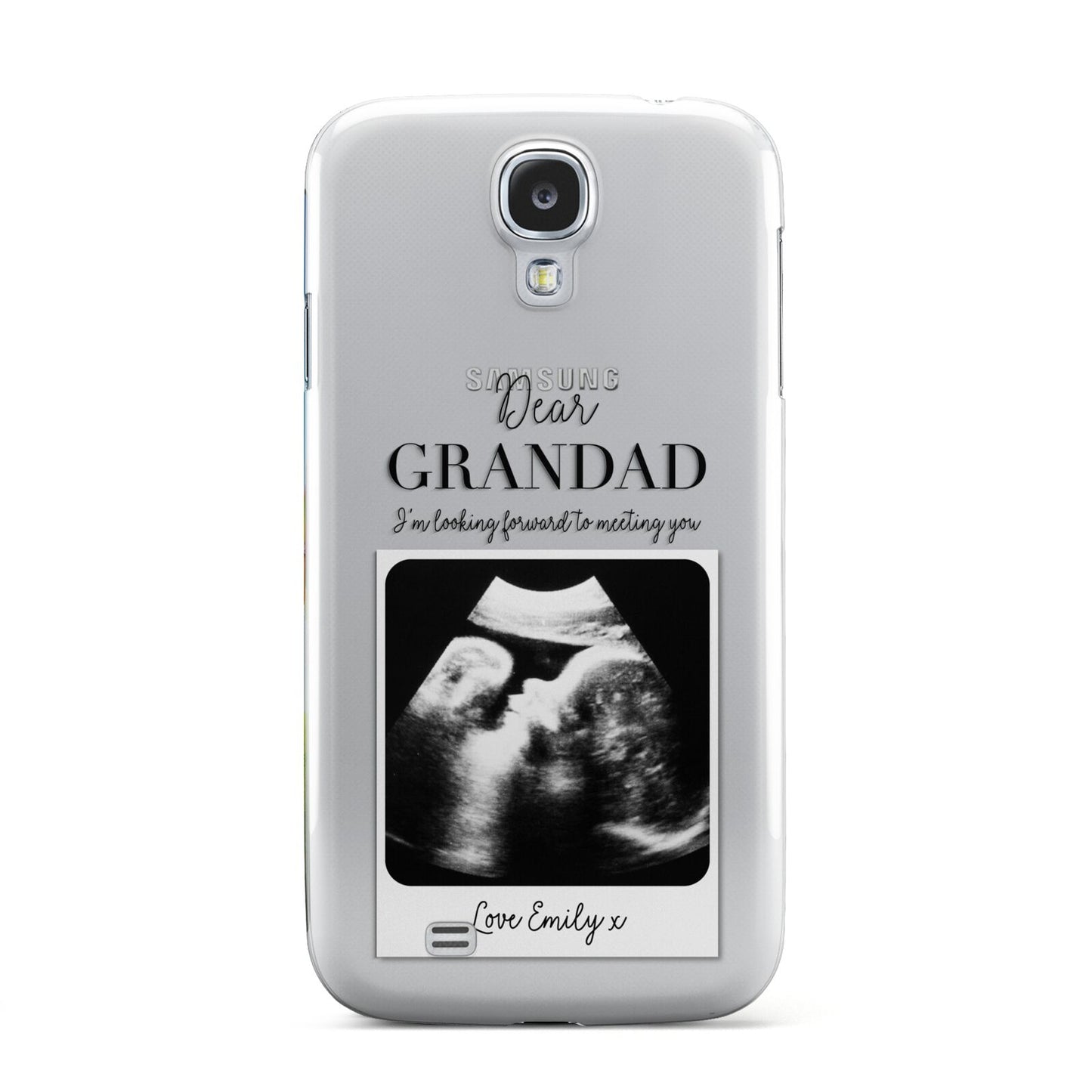 Personalised Baby Scan Photo Upload Samsung Galaxy S4 Case