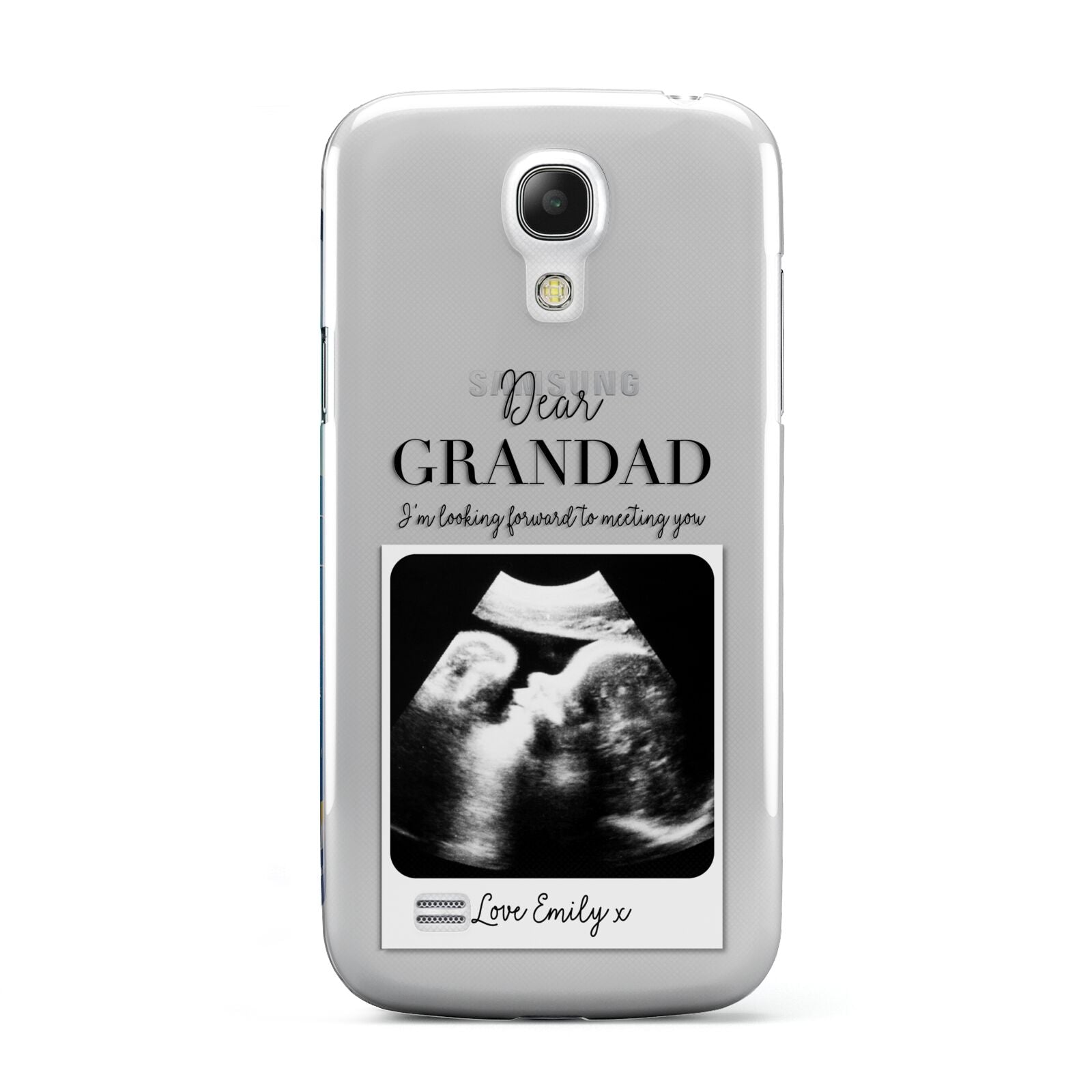 Personalised Baby Scan Photo Upload Samsung Galaxy S4 Mini Case