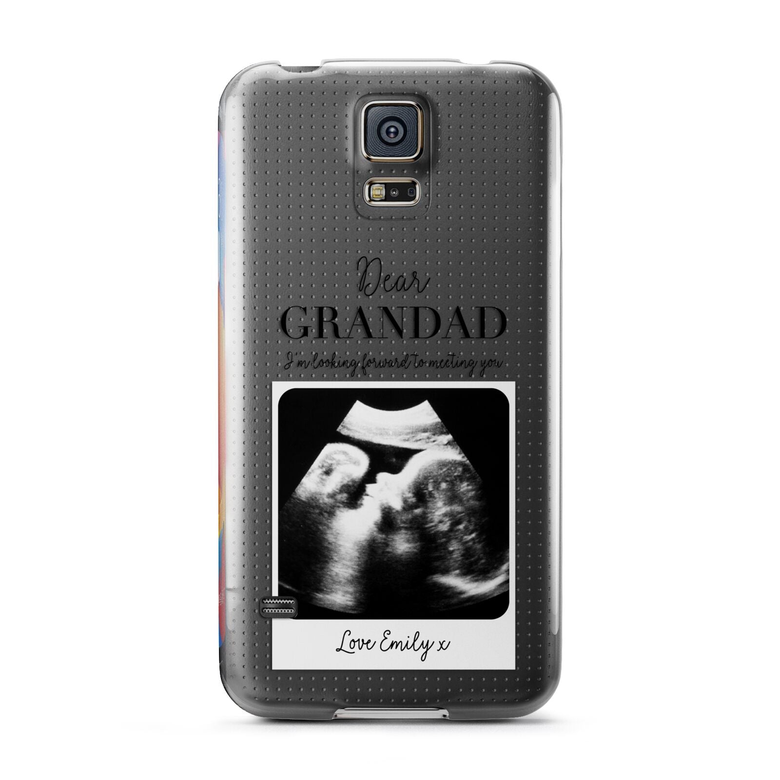 Personalised Baby Scan Photo Upload Samsung Galaxy S5 Case