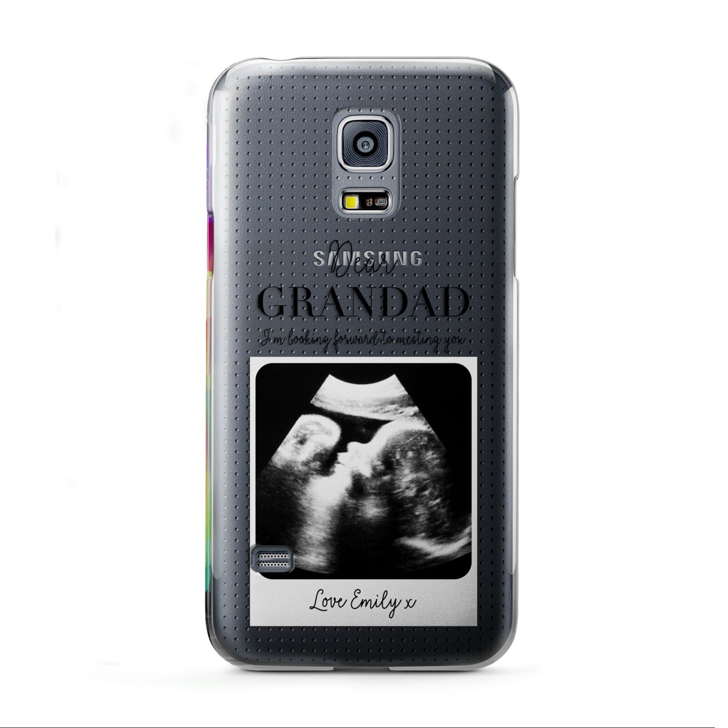 Personalised Baby Scan Photo Upload Samsung Galaxy S5 Mini Case