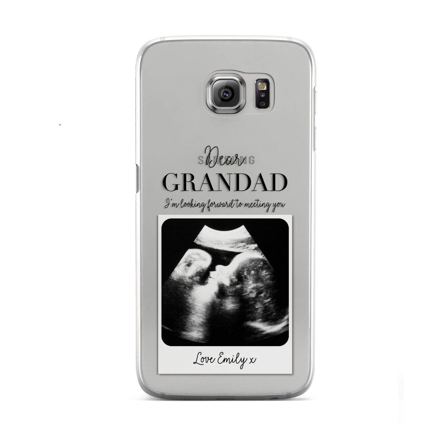 Personalised Baby Scan Photo Upload Samsung Galaxy S6 Case