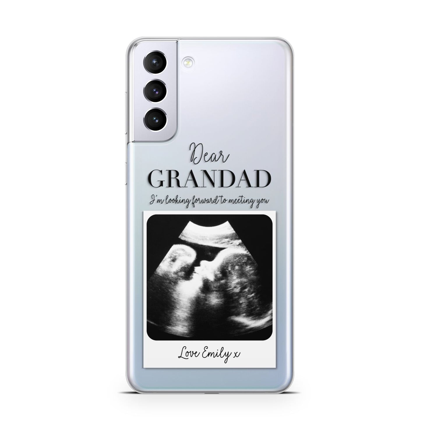 Personalised Baby Scan Photo Upload Samsung S21 Plus Phone Case