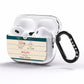 Personalised Baggage Tag AirPods Pro Clear Case Side Image