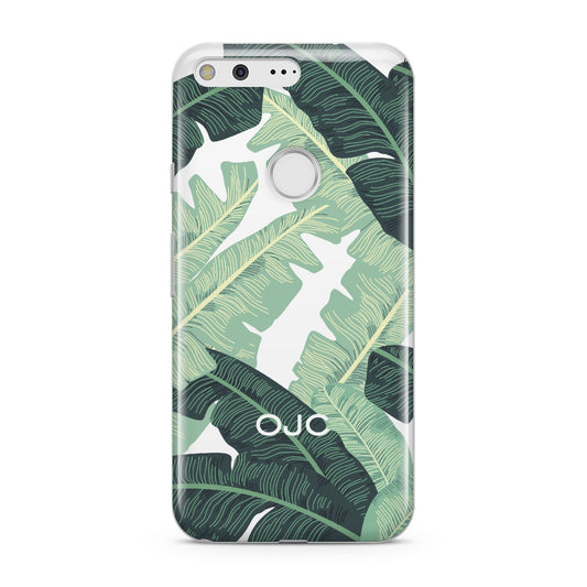 Personalised Banana Leaves Google Pixel Case