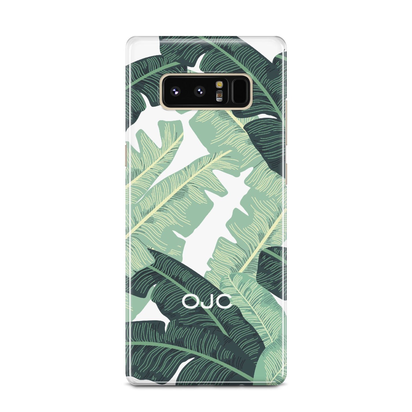 Personalised Banana Leaves Samsung Galaxy Note 8 Case