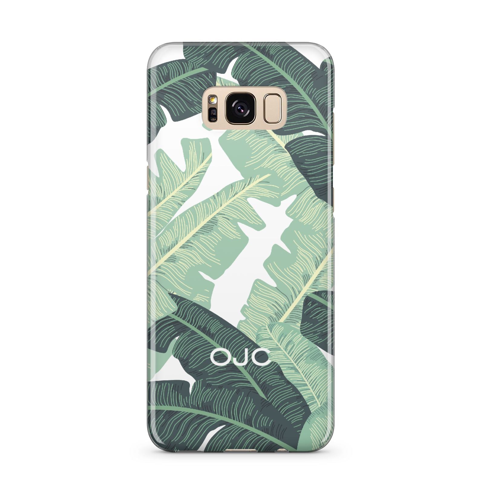 Personalised Banana Leaves Samsung Galaxy S8 Plus Case