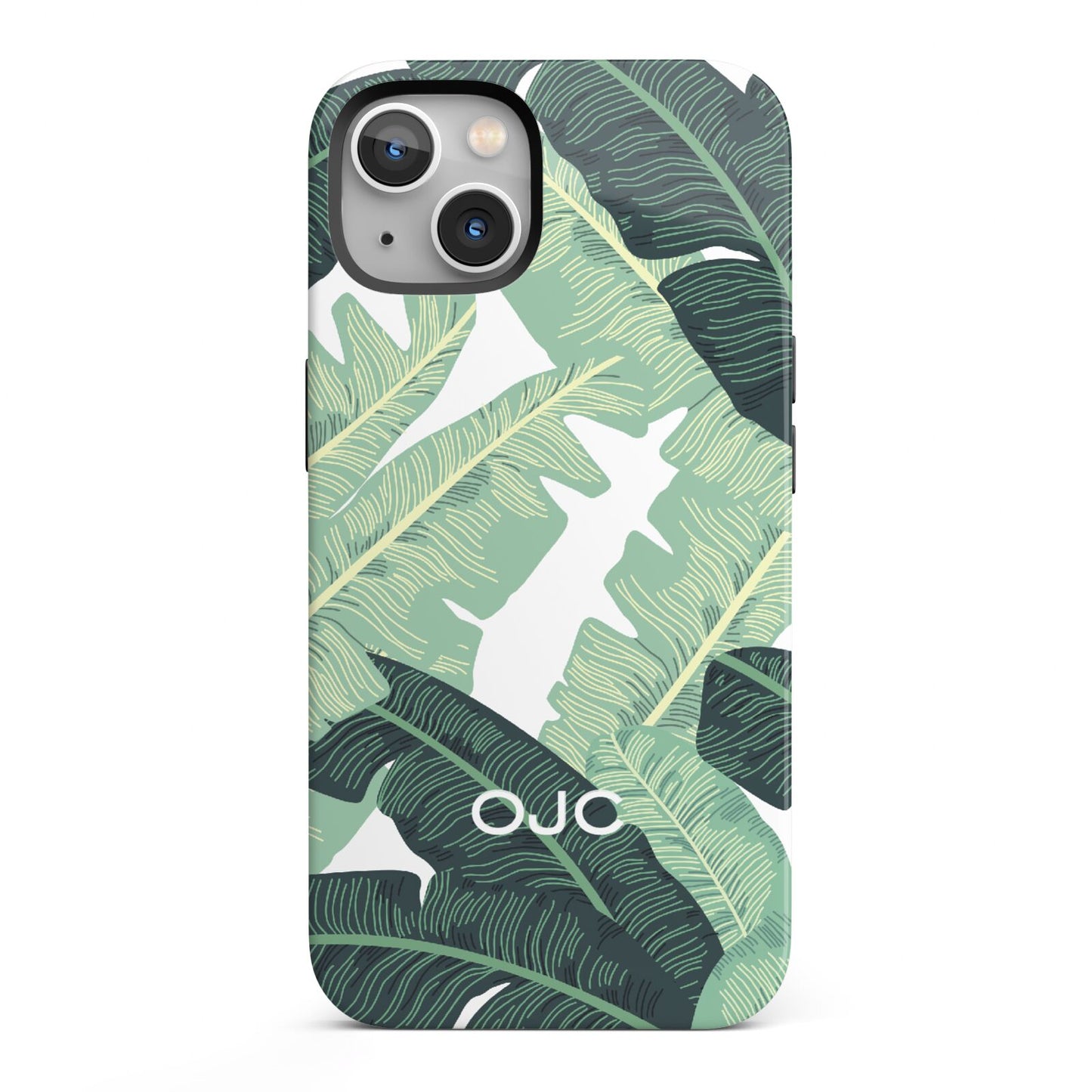 Personalised Banana Leaves iPhone 13 Full Wrap 3D Tough Case