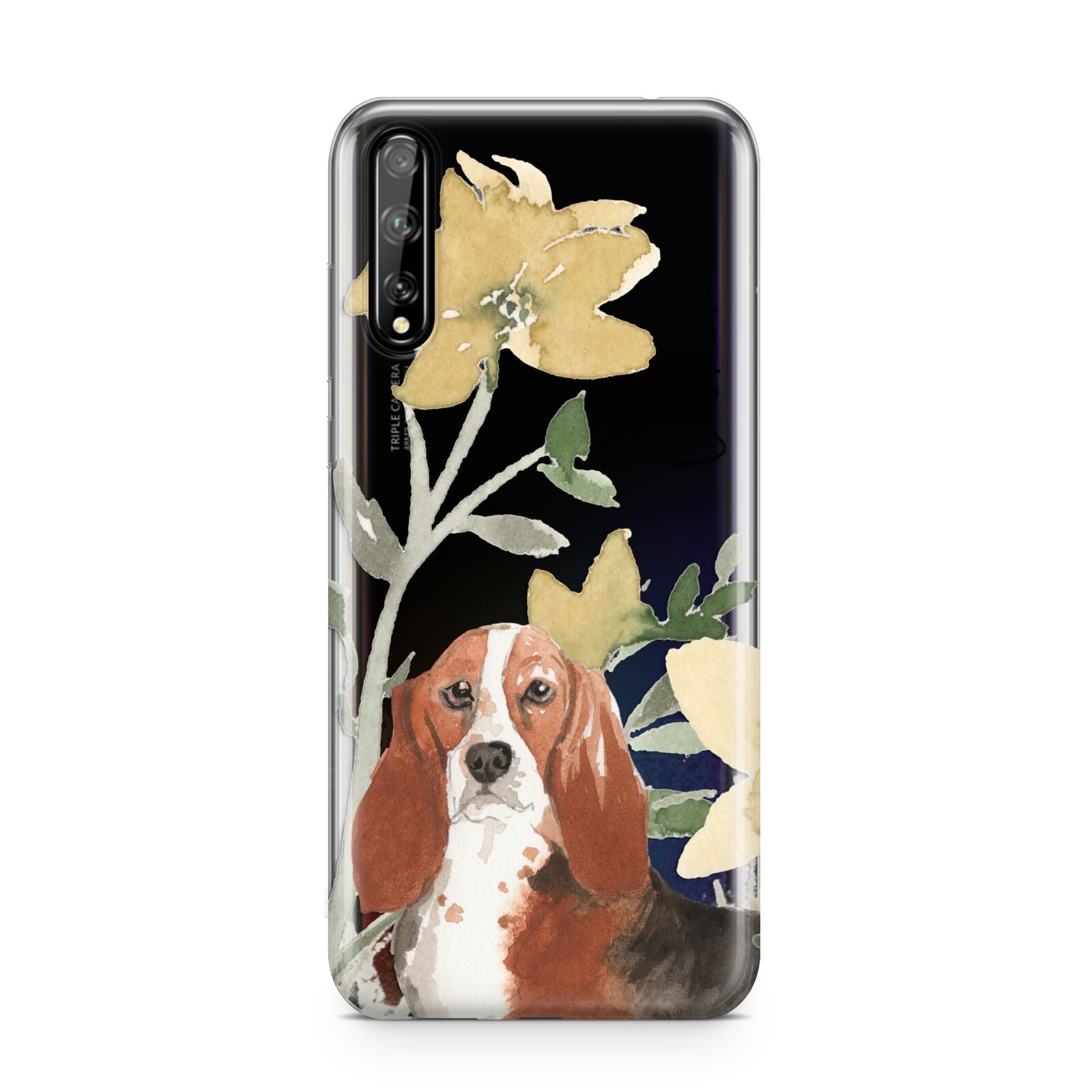 Personalised Basset Hound Dog Huawei Enjoy 10s Phone Case