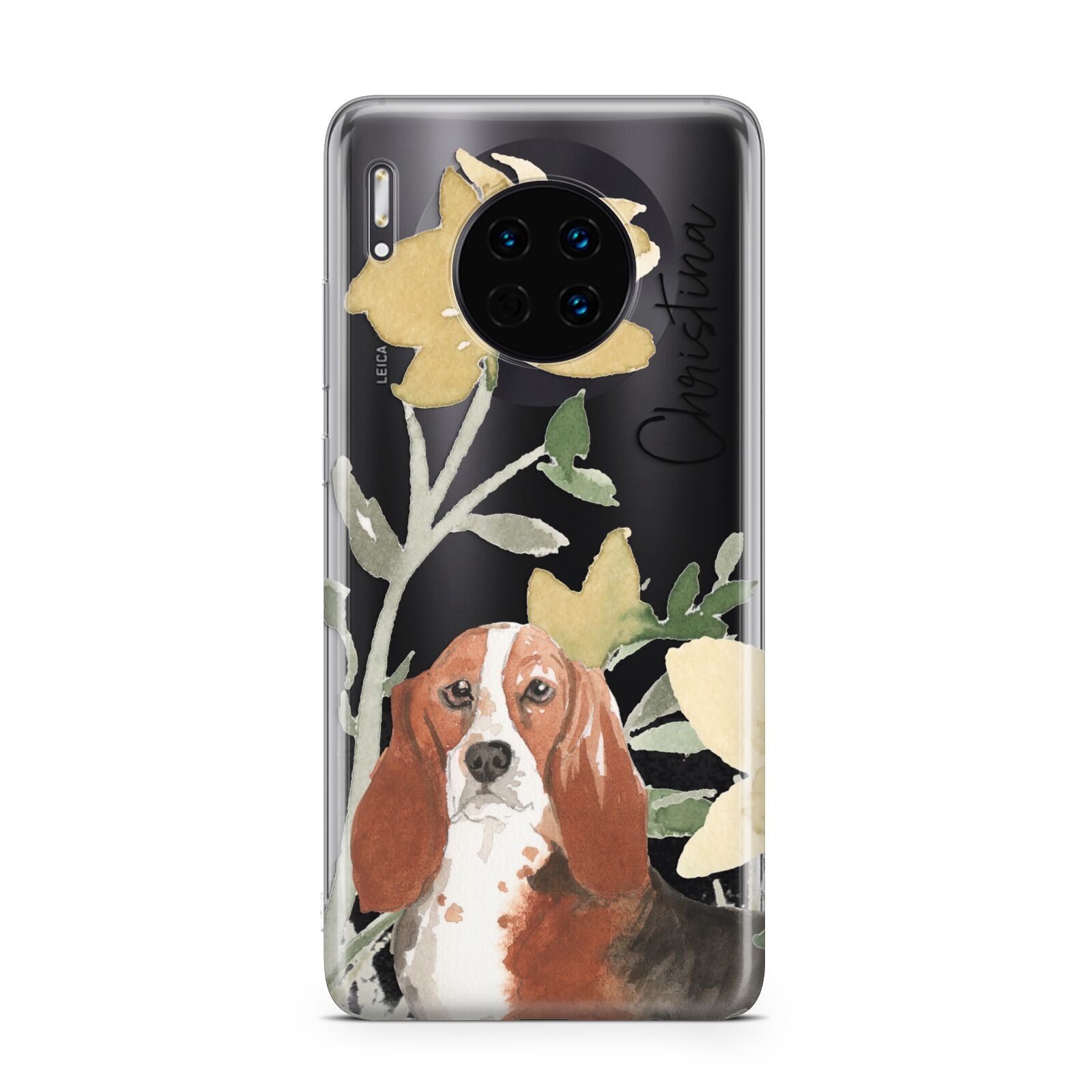 Personalised Basset Hound Dog Huawei Mate 30