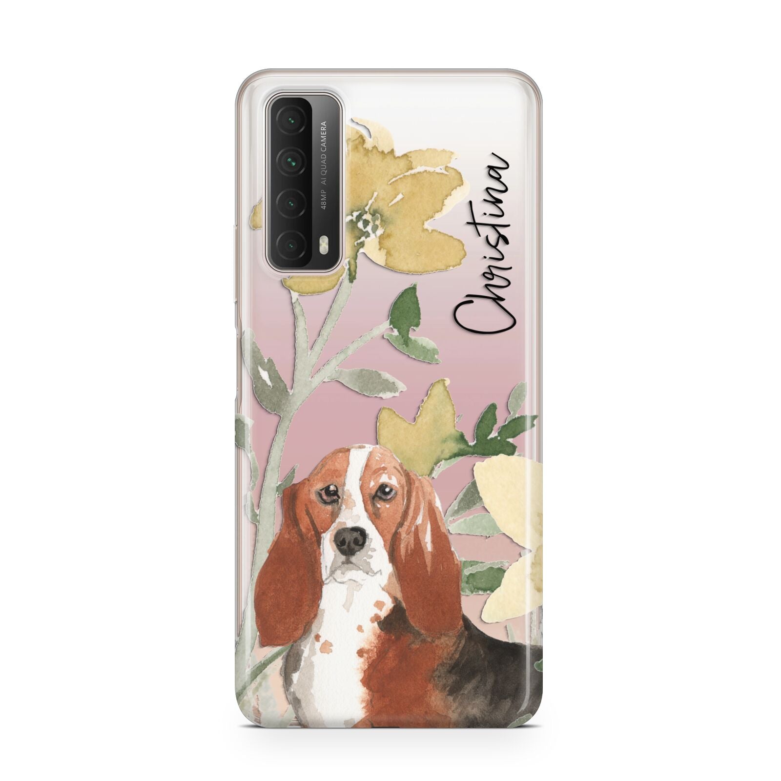 Personalised Basset Hound Dog Huawei P Smart 2021