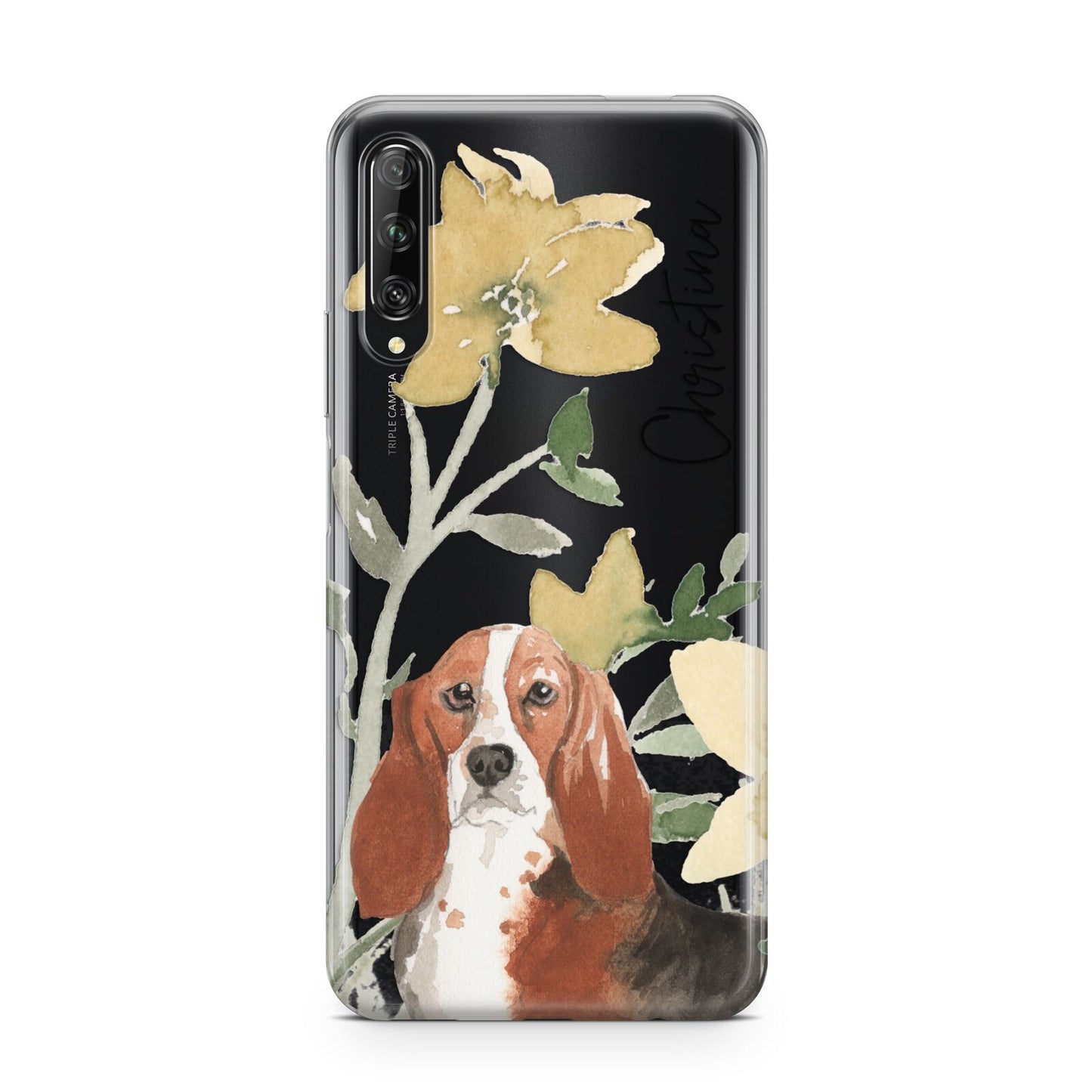 Personalised Basset Hound Dog Huawei P Smart Pro 2019