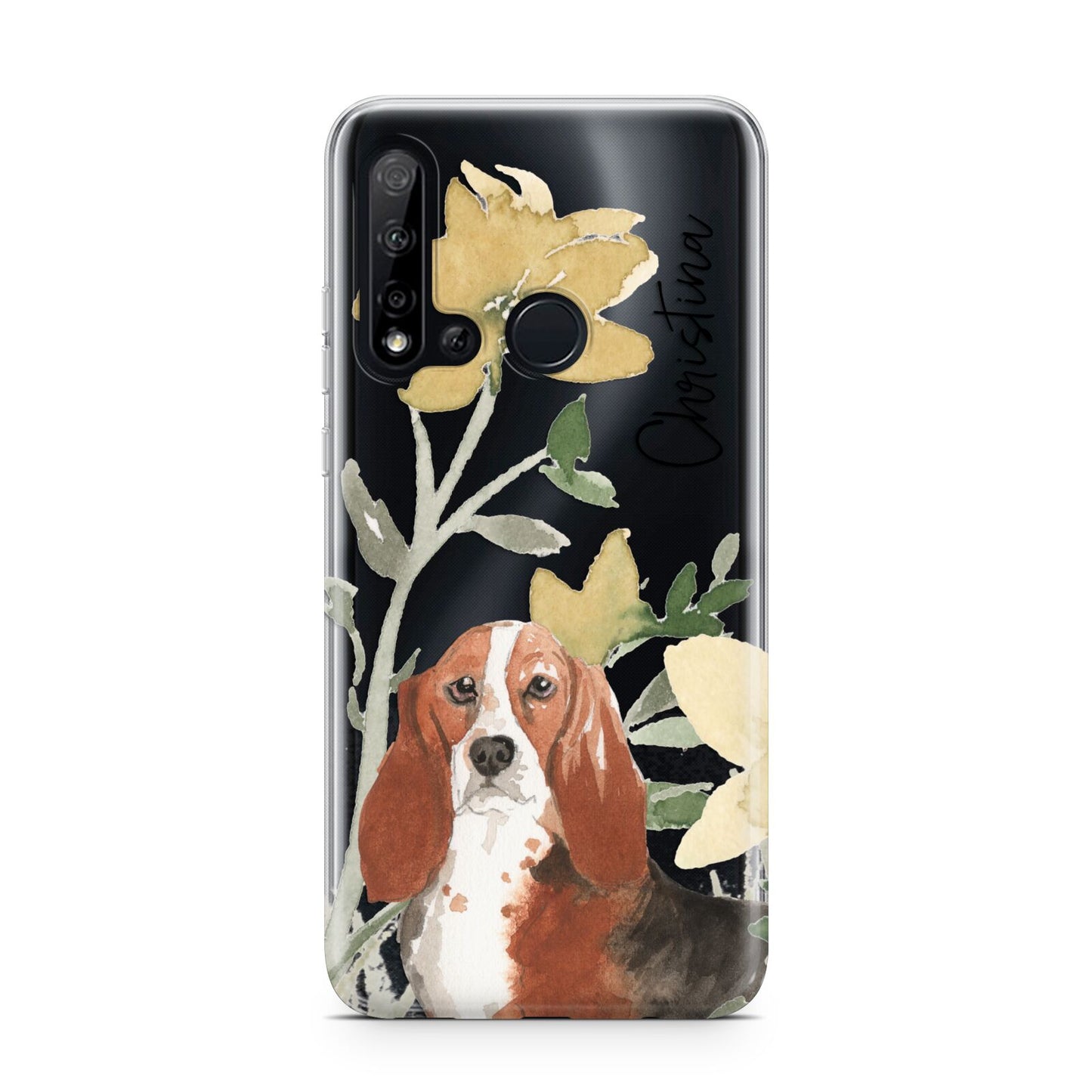 Personalised Basset Hound Dog Huawei P20 Lite 5G Phone Case