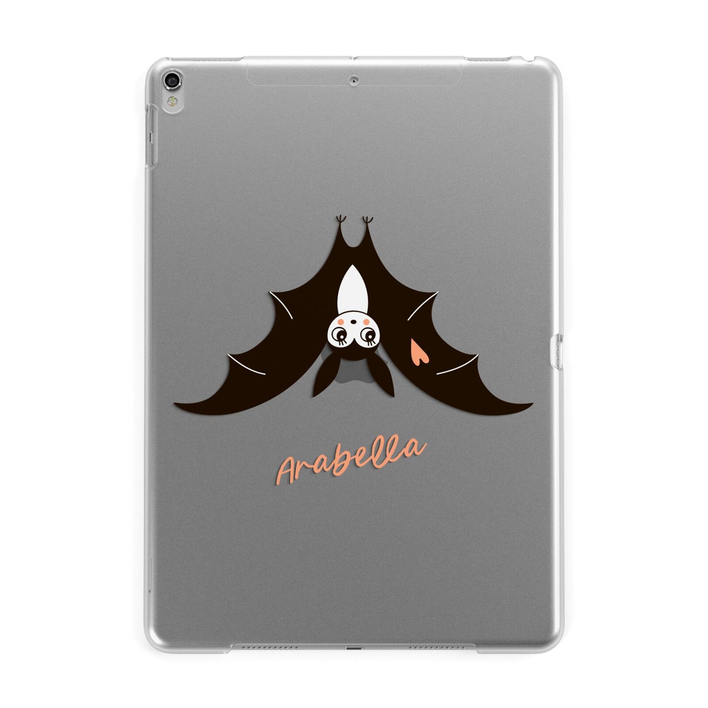 Personalised Bat With Name Apple iPad Silver Case