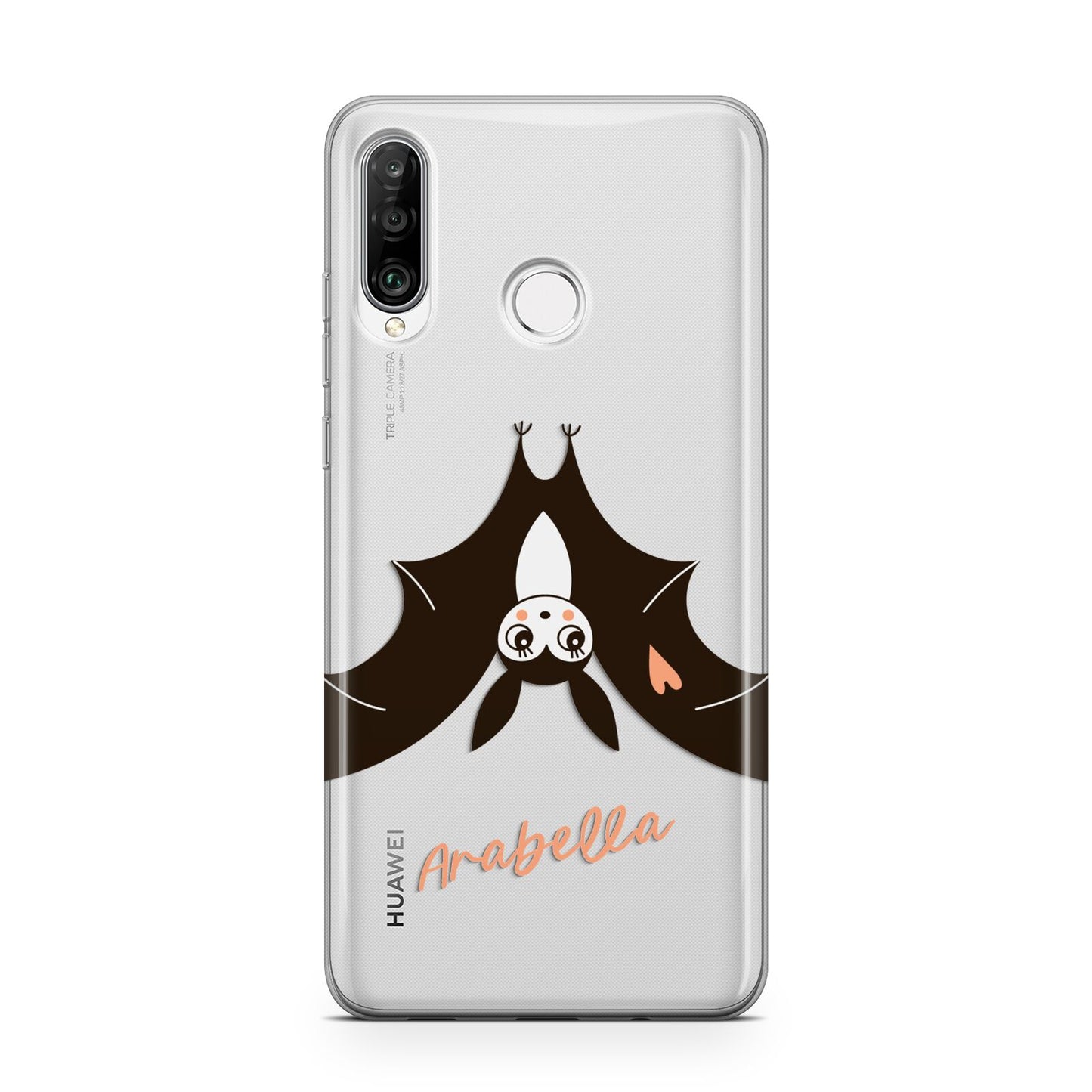 Personalised Bat With Name Huawei P30 Lite Phone Case