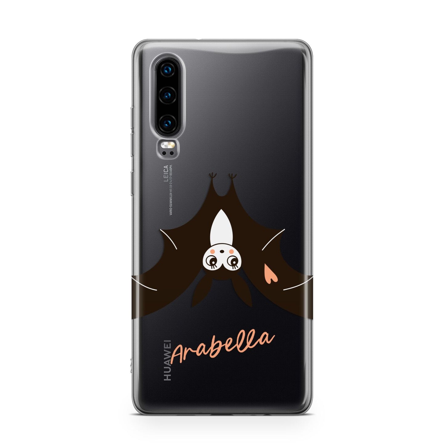 Personalised Bat With Name Huawei P30 Phone Case