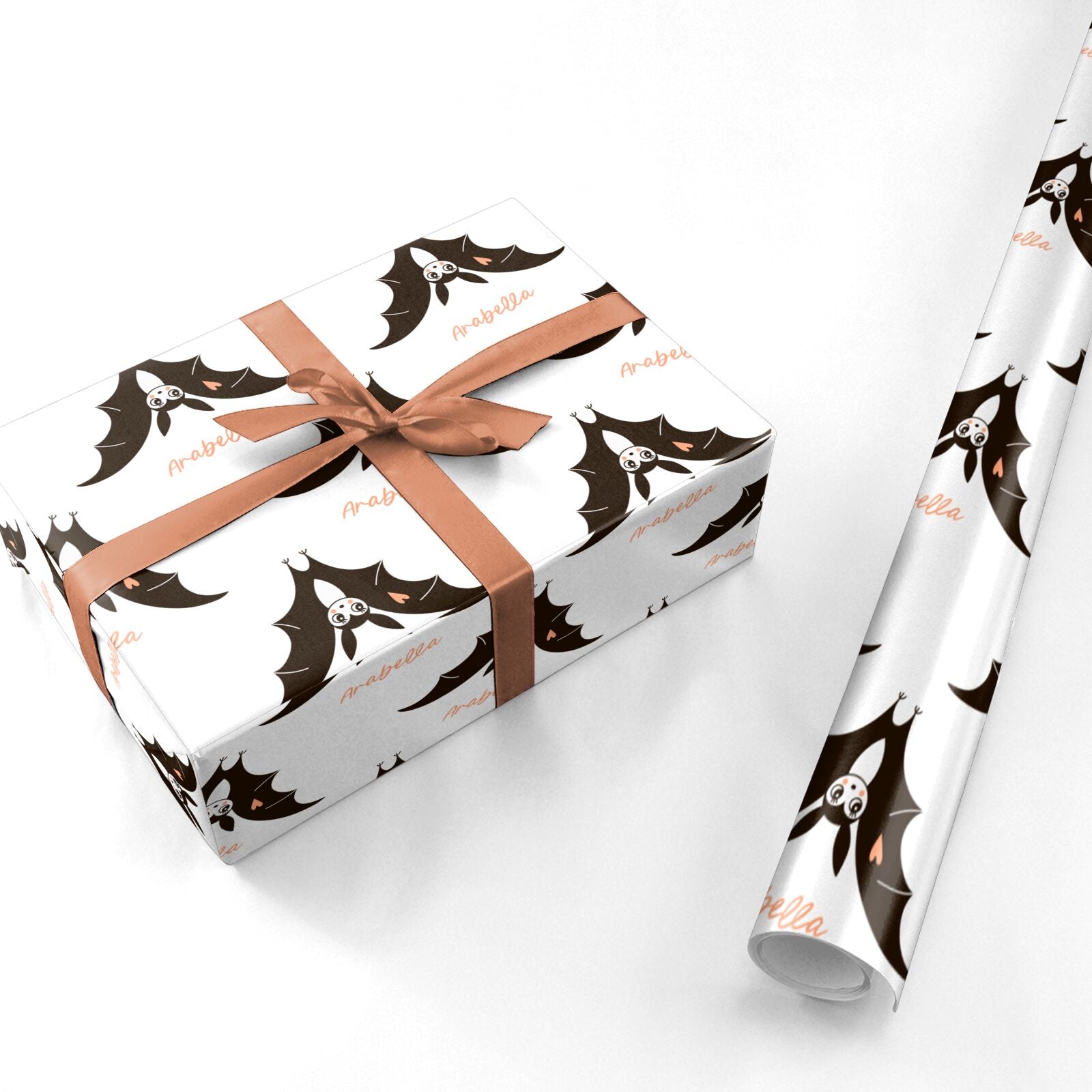 Personalised Bat With Name Personalised Wrapping Paper