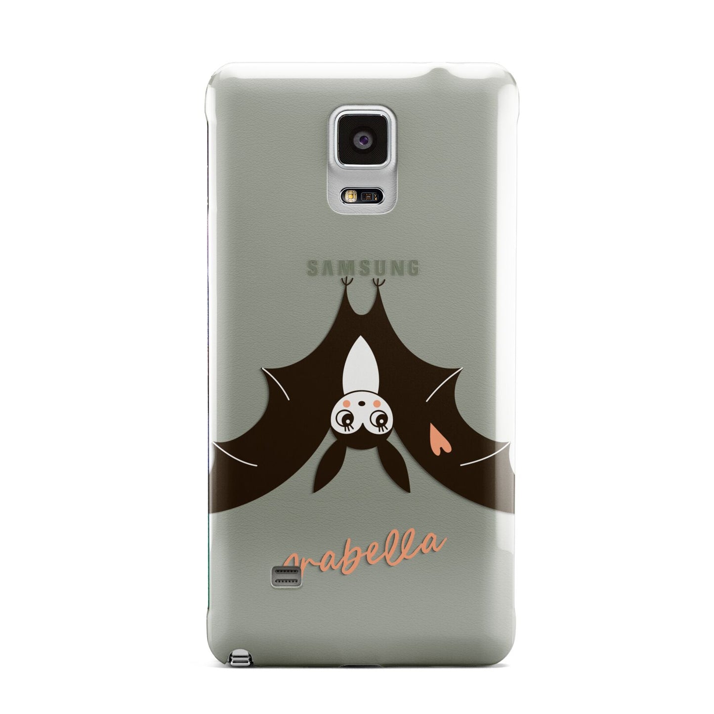 Personalised Bat With Name Samsung Galaxy Note 4 Case