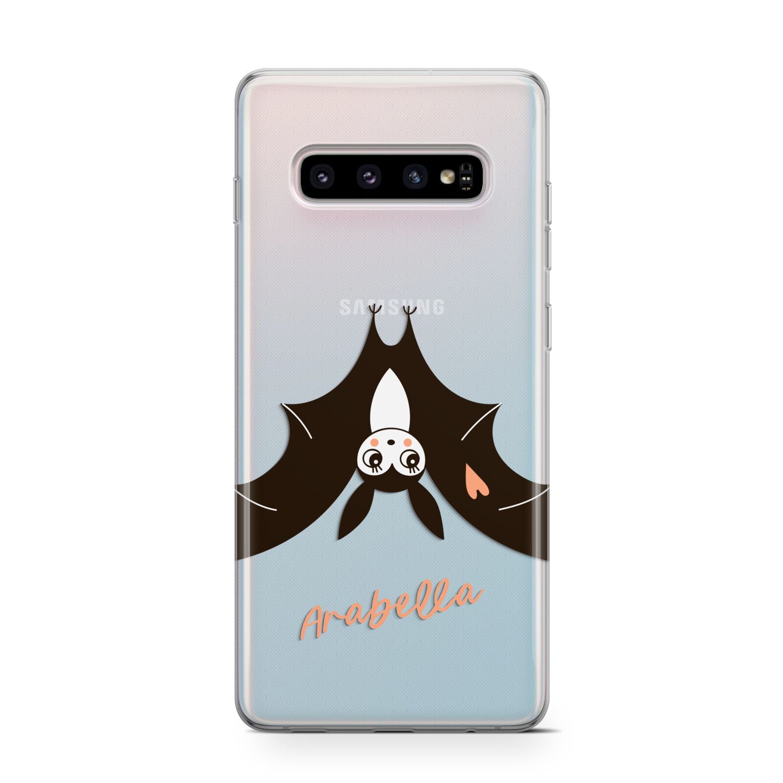 Personalised Bat With Name Samsung Galaxy S10 Case