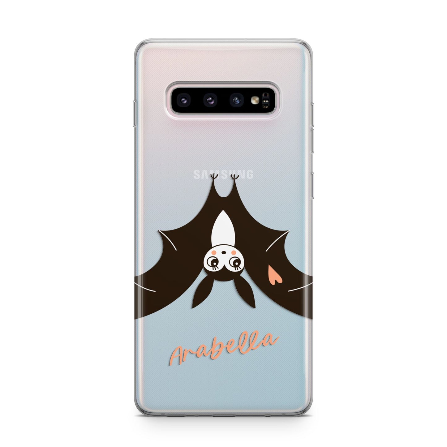 Personalised Bat With Name Samsung Galaxy S10 Plus Case