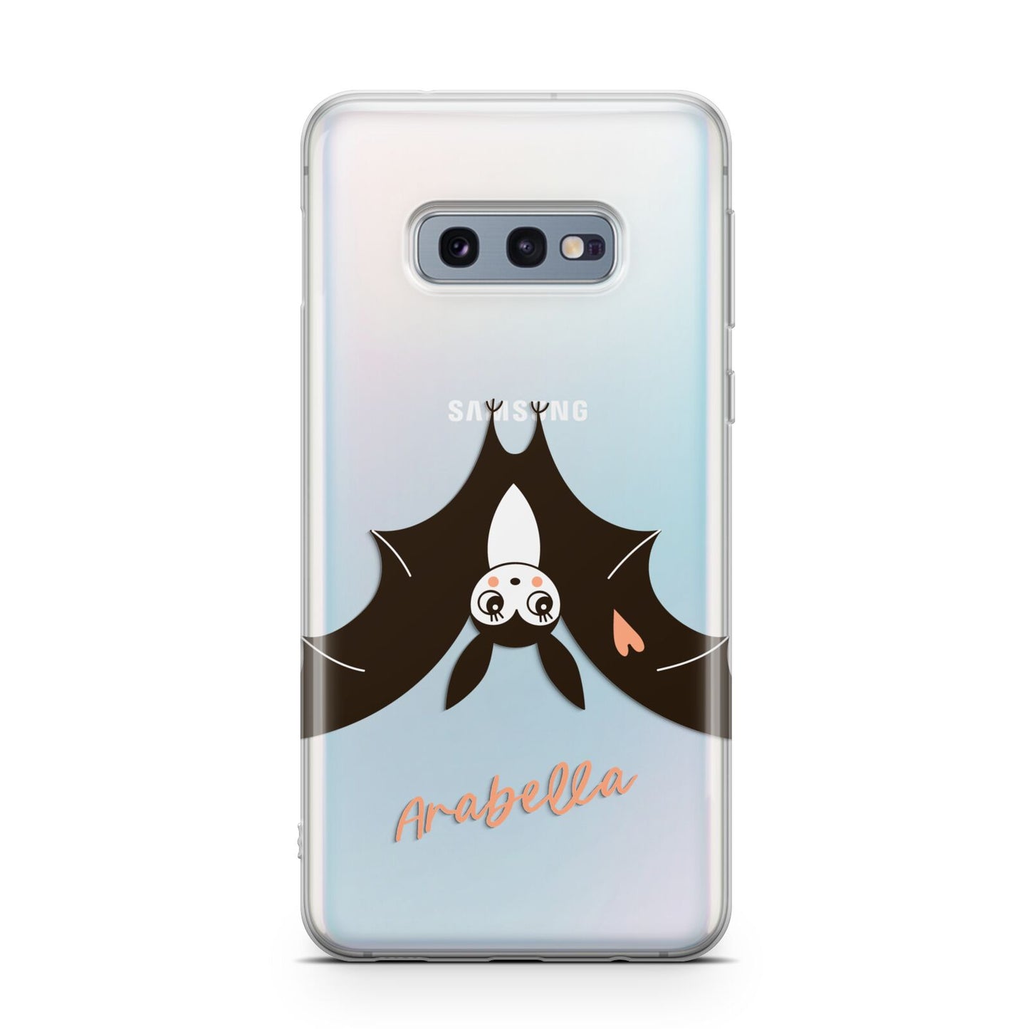 Personalised Bat With Name Samsung Galaxy S10E Case