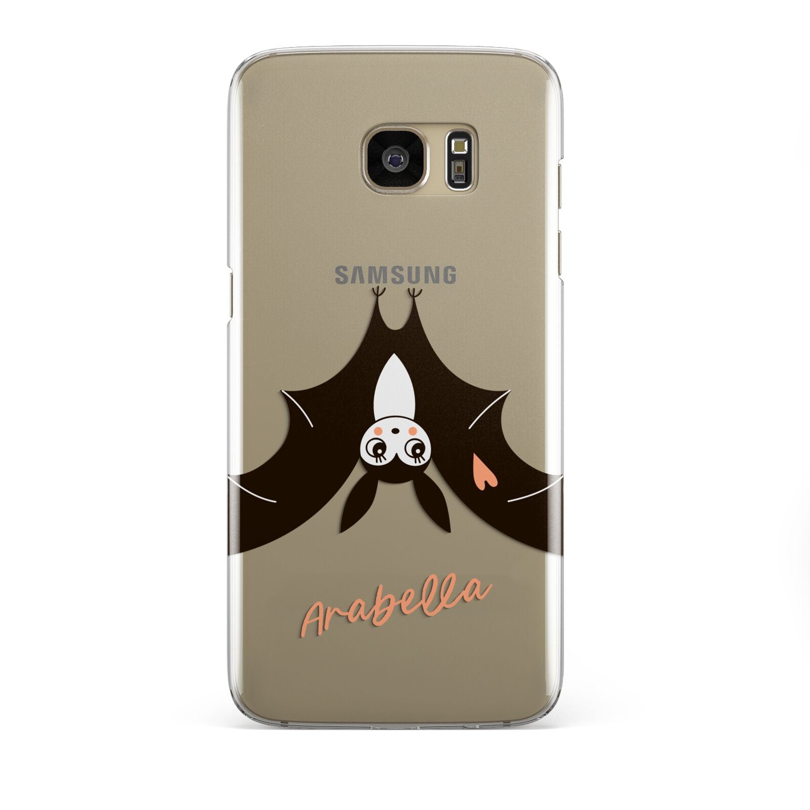 Personalised Bat With Name Samsung Galaxy S7 Edge Case