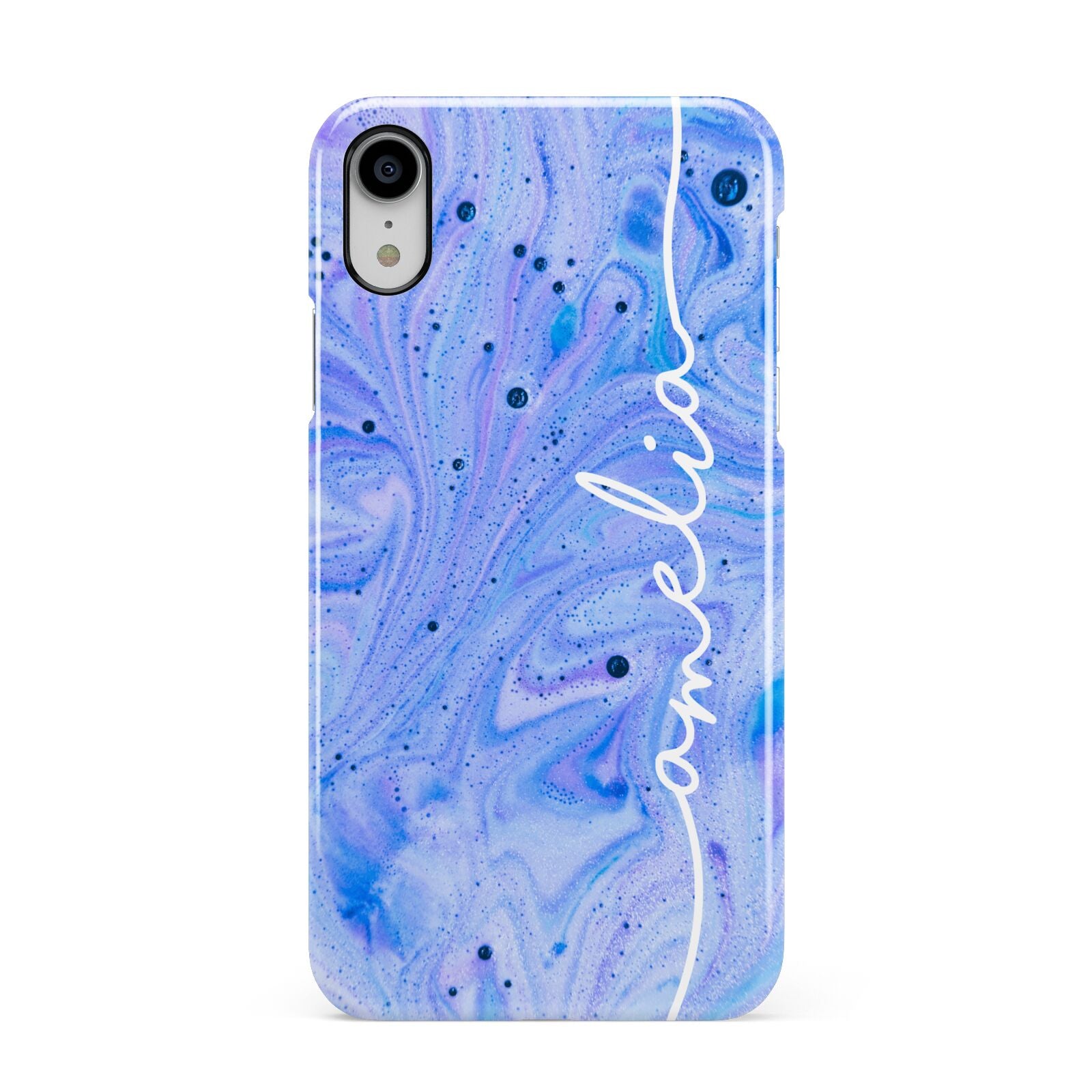 Personalised Bath Bomb Apple iPhone XR White 3D Snap Case