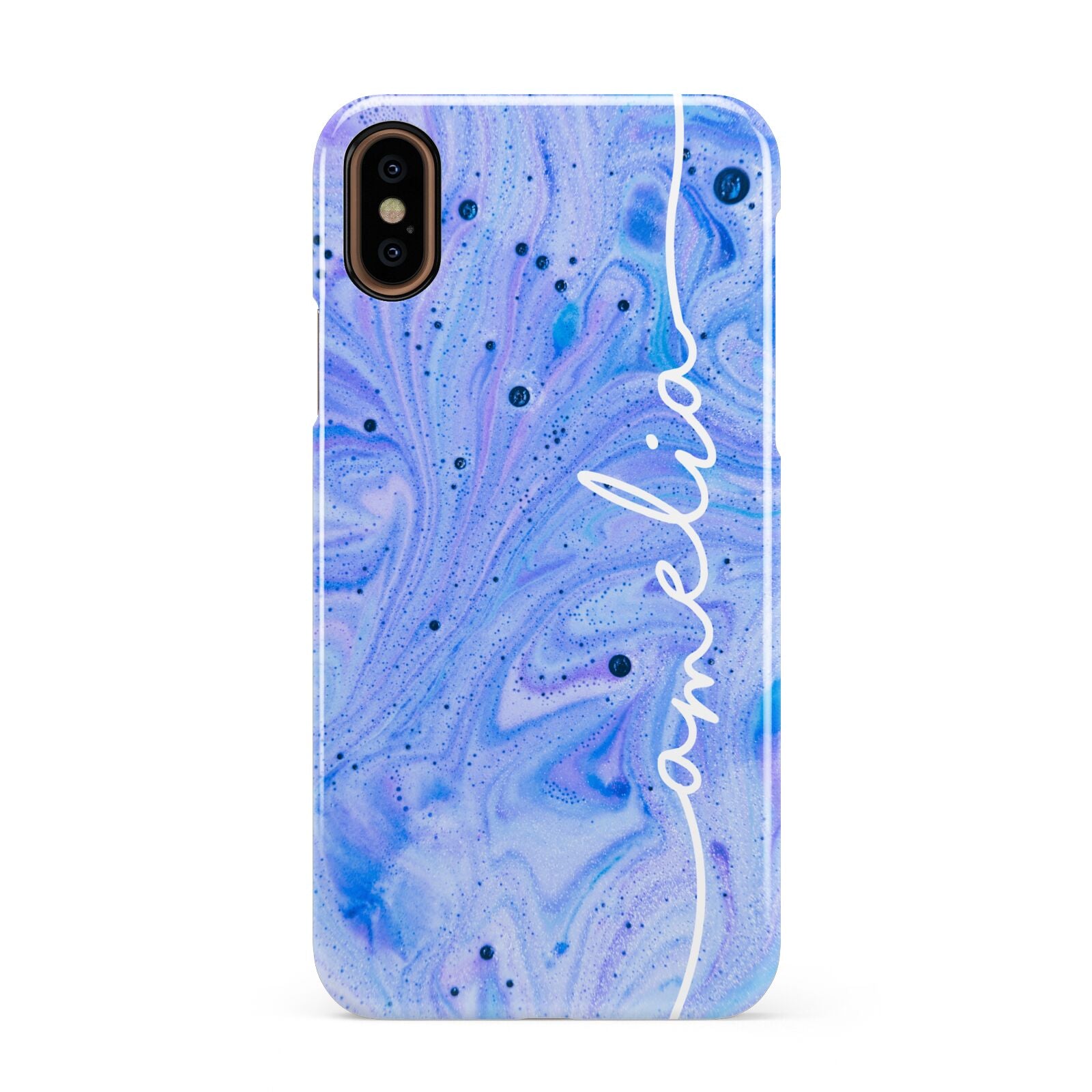 Personalised Bath Bomb Apple iPhone XS 3D Snap Case