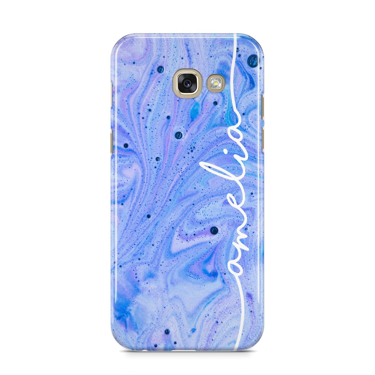 Personalised Bath Bomb Samsung Galaxy A5 2017 Case on gold phone