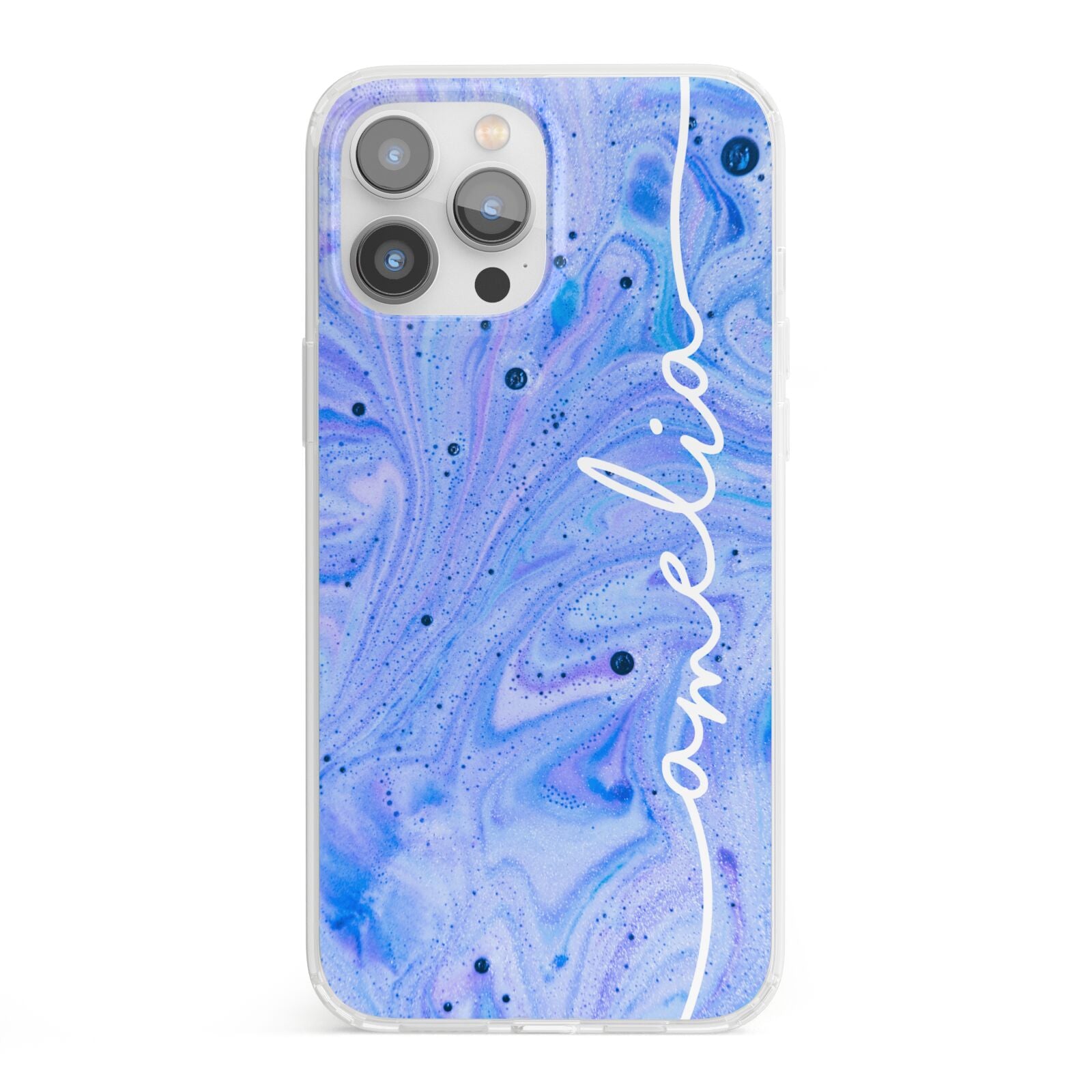 Personalised Bath Bomb iPhone 13 Pro Max Clear Bumper Case