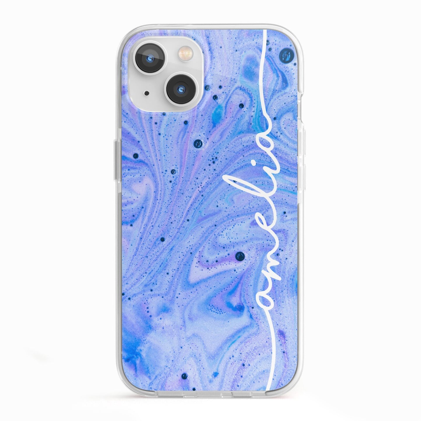 Personalised Bath Bomb iPhone 13 TPU Impact Case with White Edges