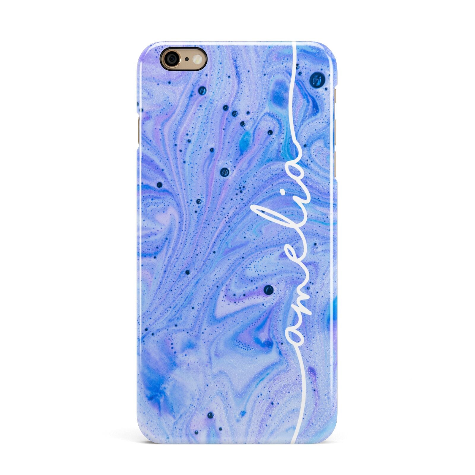 Personalised Bath Bomb iPhone 6 Plus 3D Snap Case on Gold Phone