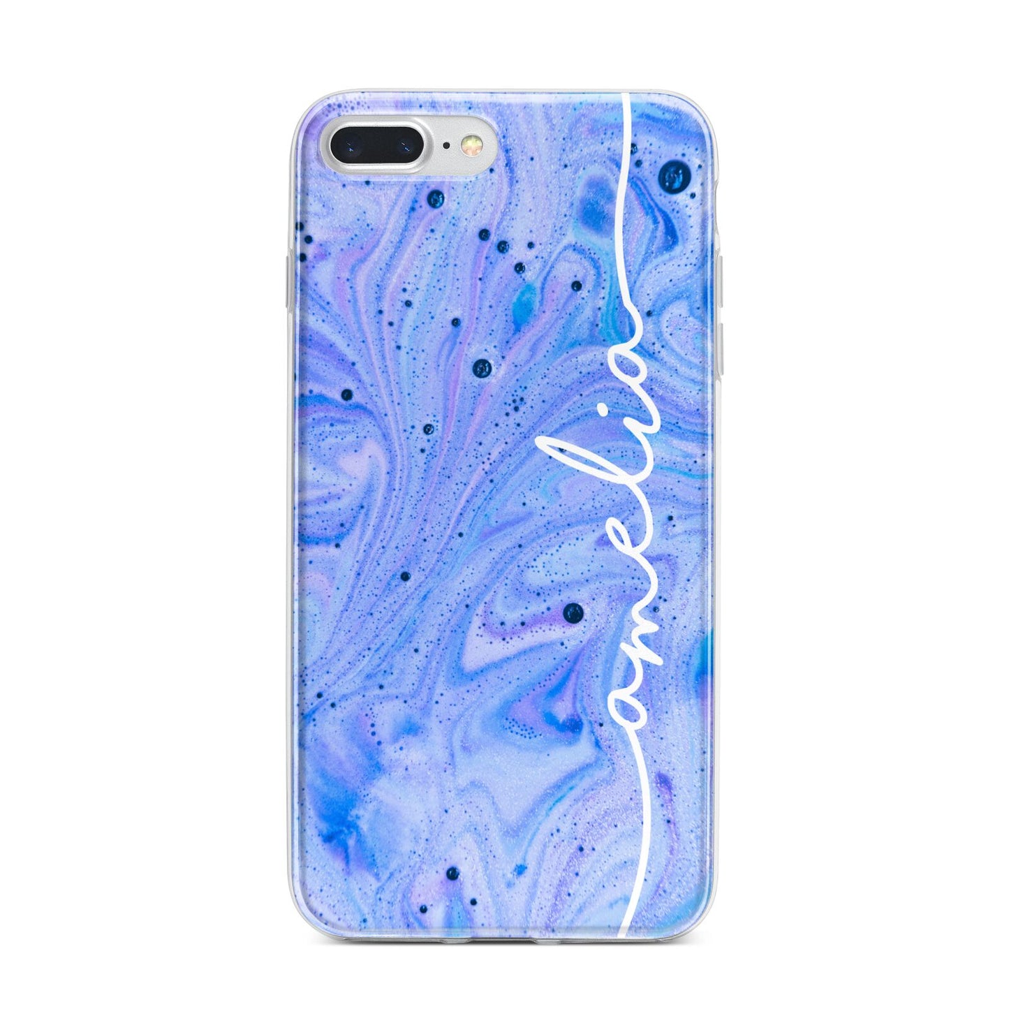 Personalised Bath Bomb iPhone 7 Plus Bumper Case on Silver iPhone