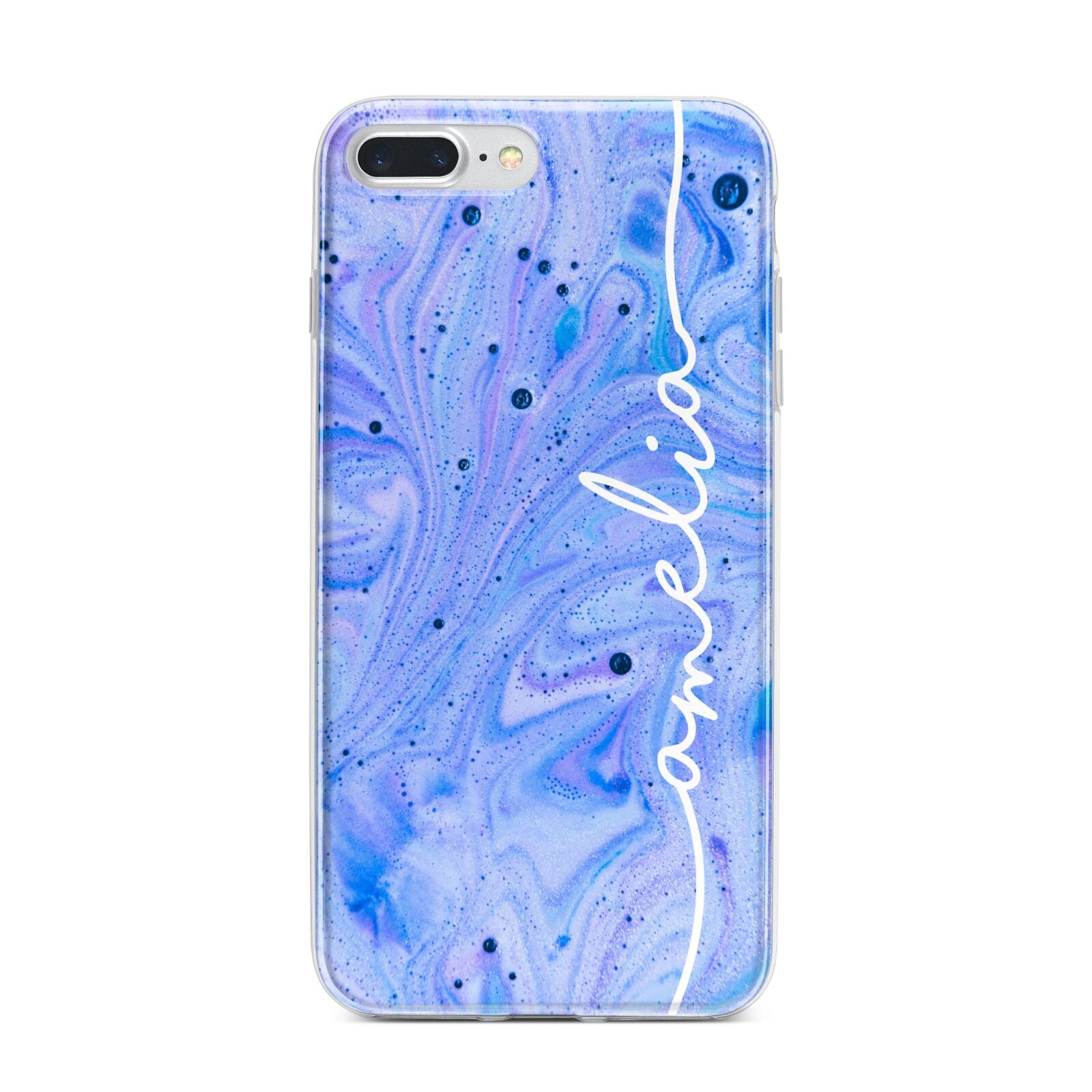 Personalised Bath Bomb iPhone 7 Plus Bumper Case on Silver iPhone