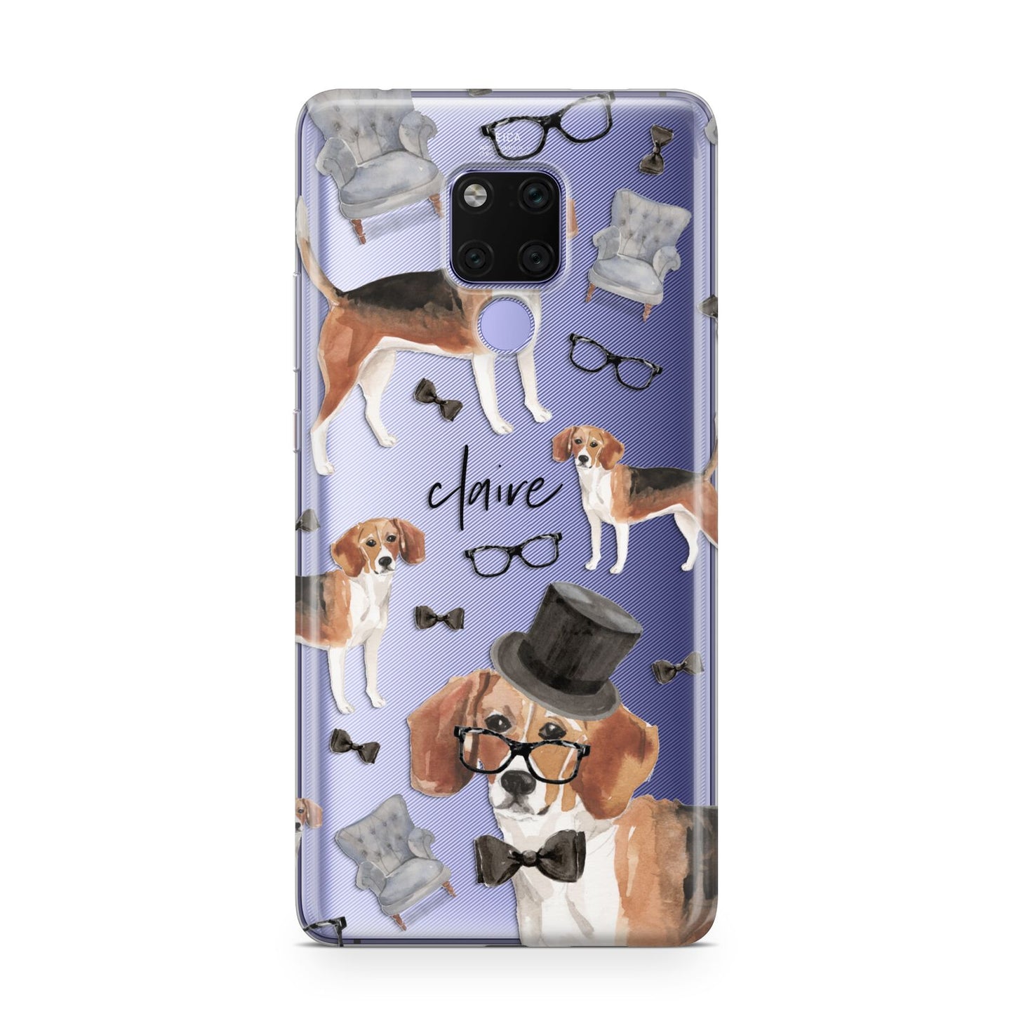 Personalised Beagle Dog Huawei Mate 20X Phone Case