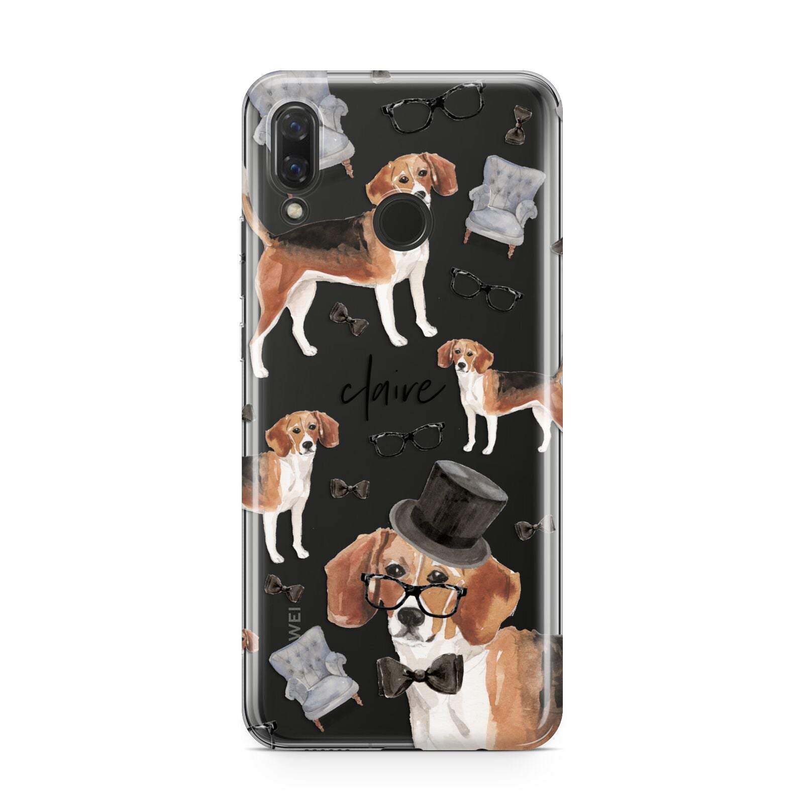 Personalised Beagle Dog Huawei Nova 3 Phone Case