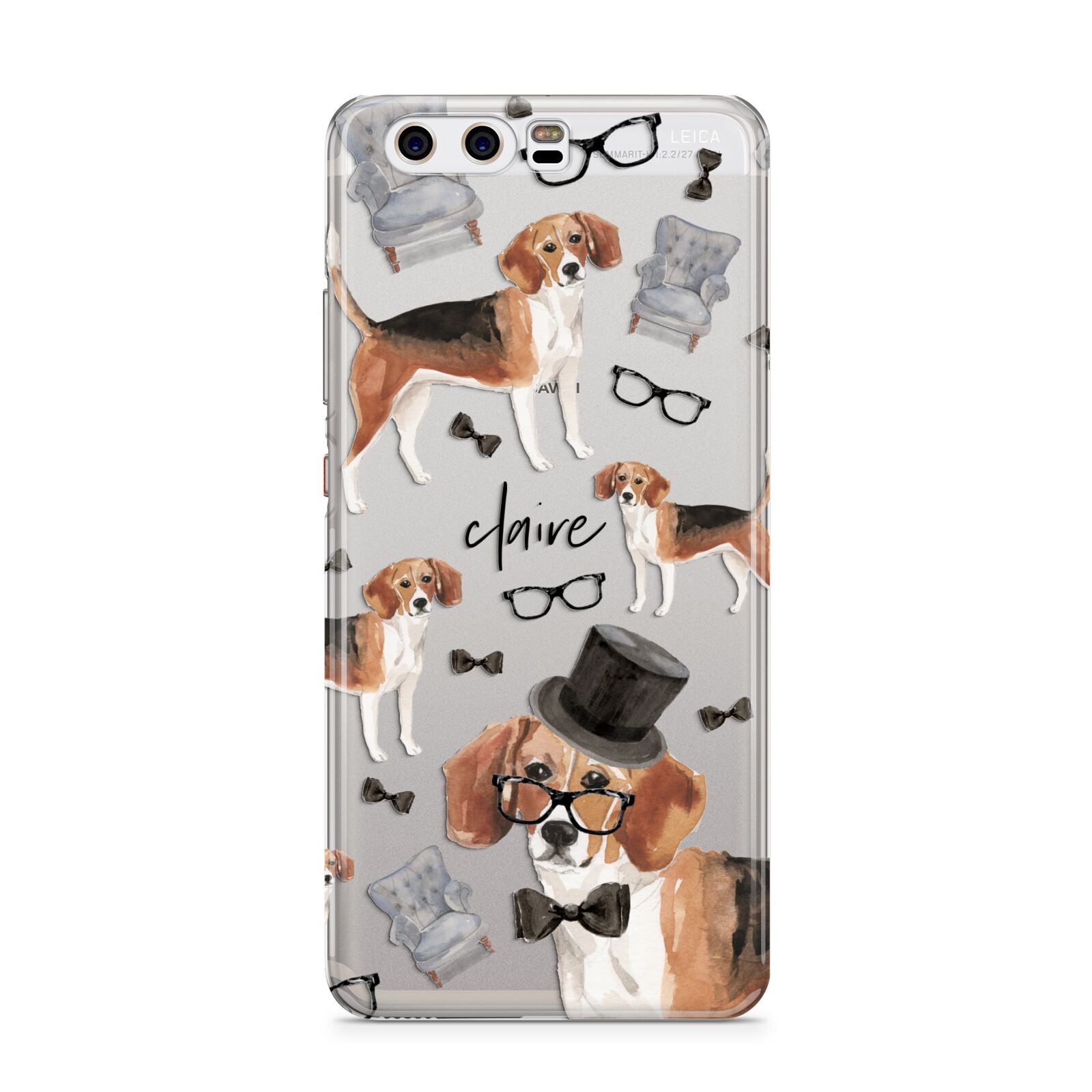 Personalised Beagle Dog Huawei P10 Phone Case