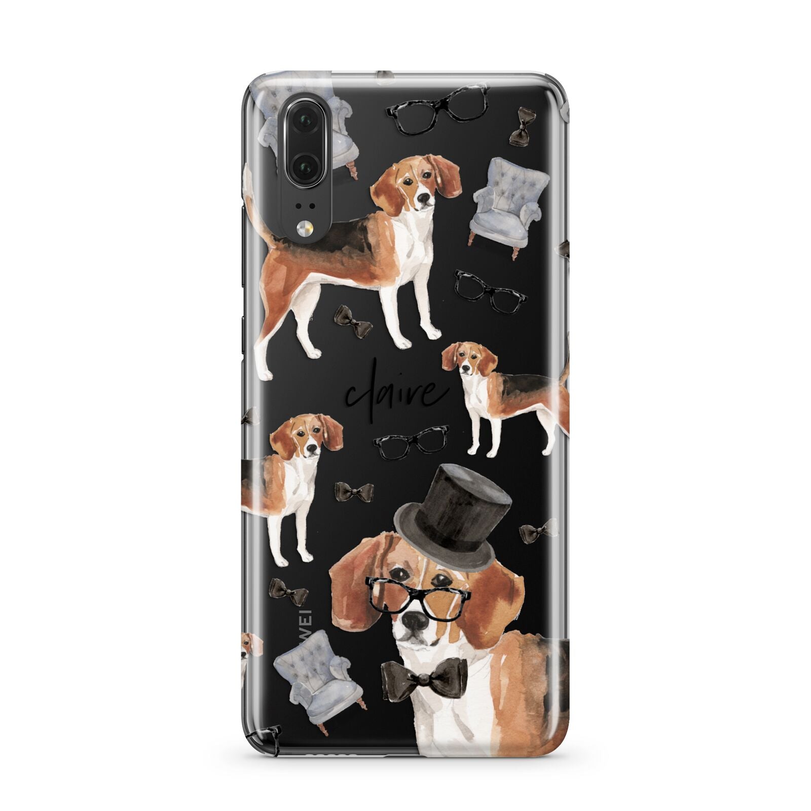 Personalised Beagle Dog Huawei P20 Phone Case