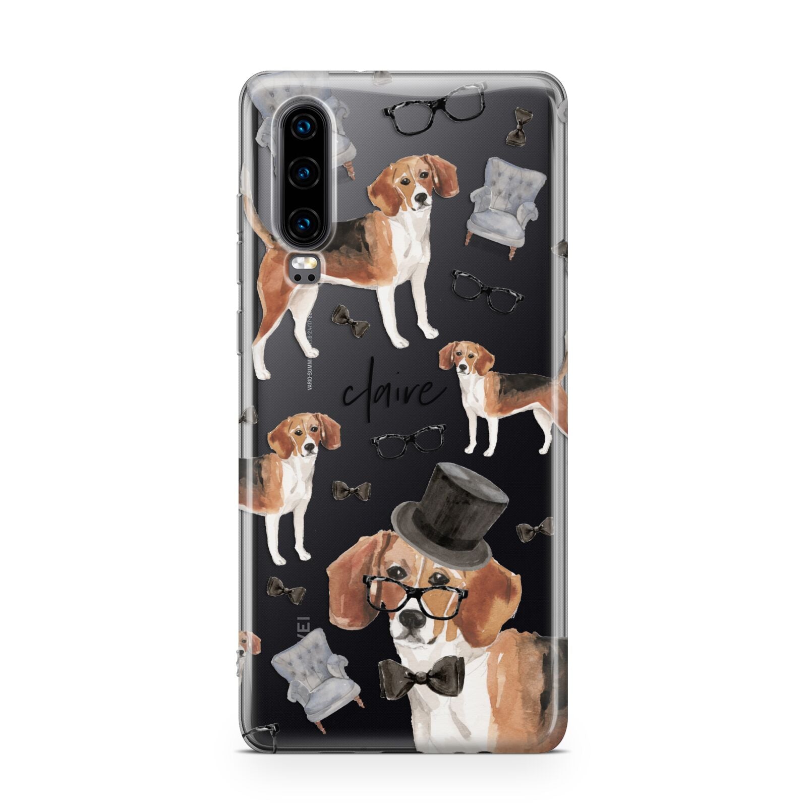 Personalised Beagle Dog Huawei P30 Phone Case