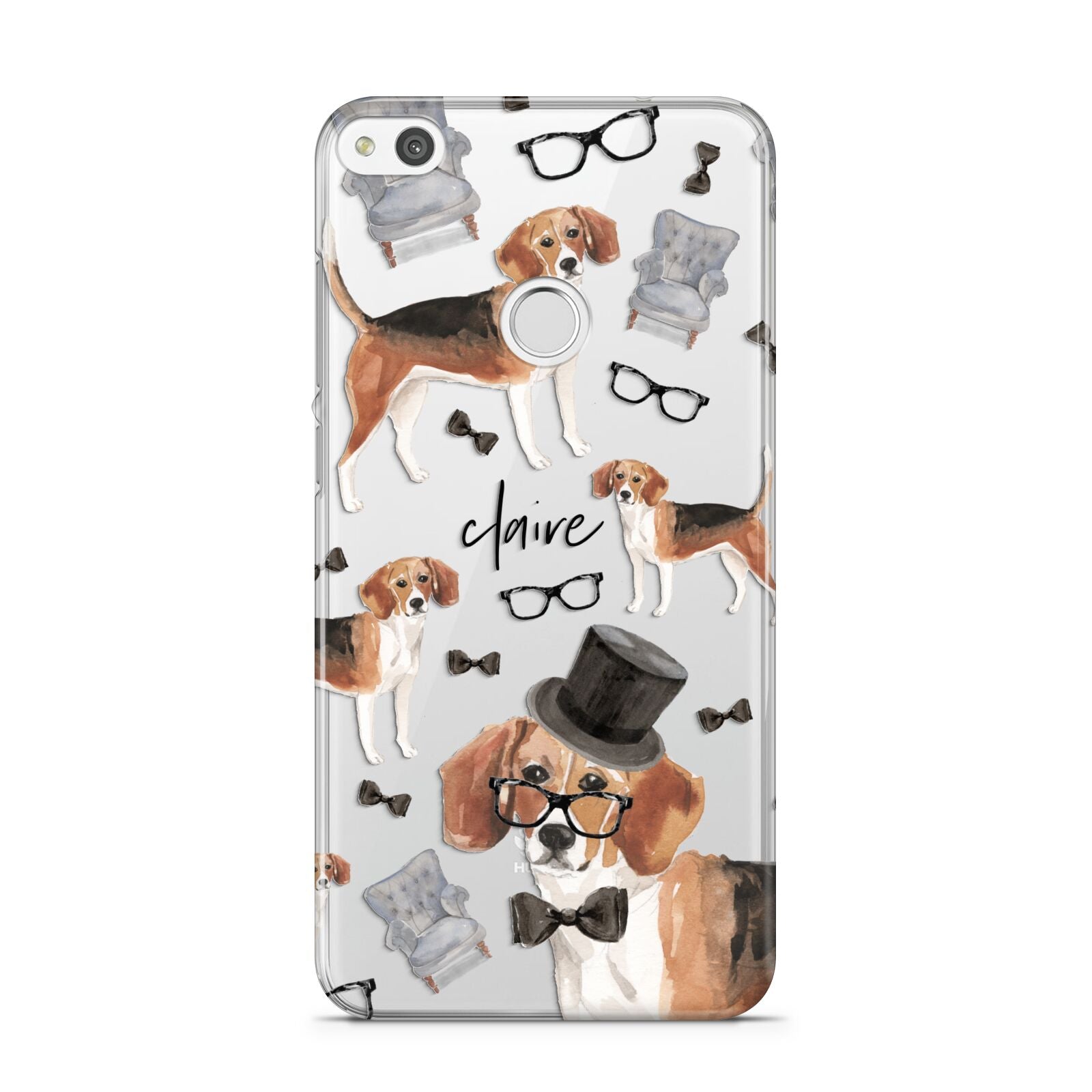 Personalised Beagle Dog Huawei P8 Lite Case