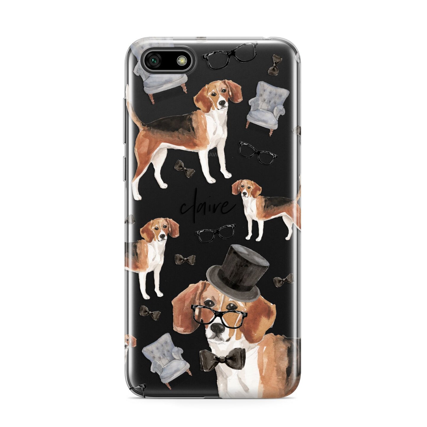 Personalised Beagle Dog Huawei Y5 Prime 2018 Phone Case