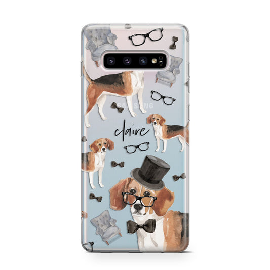 Personalised Beagle Dog Protective Samsung Galaxy Case