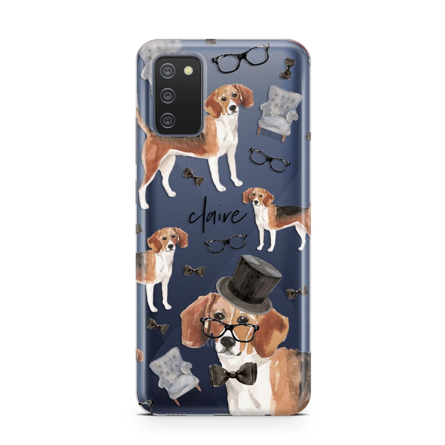 Personalised Beagle Dog Samsung A02s Case