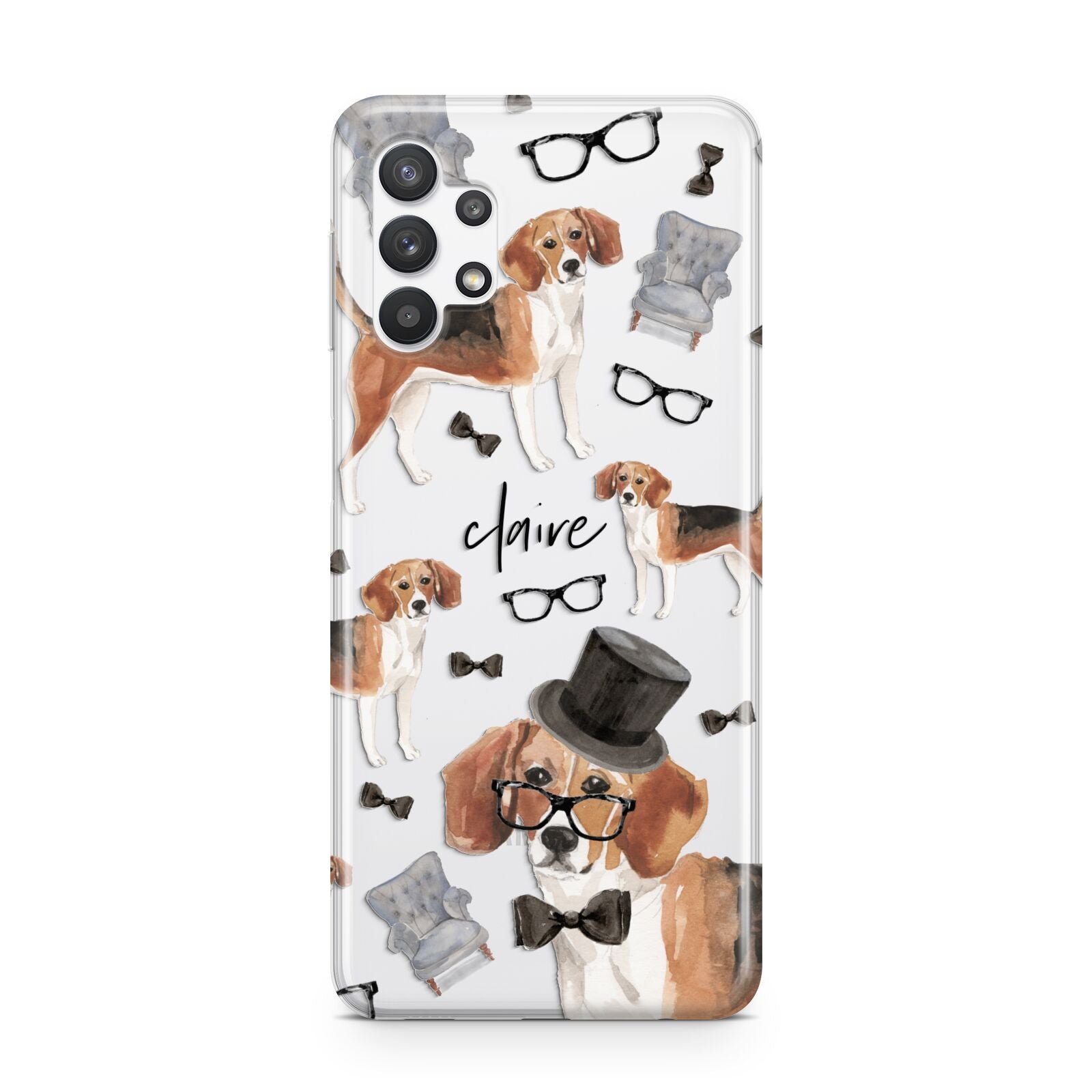 Personalised Beagle Dog Samsung A32 5G Case