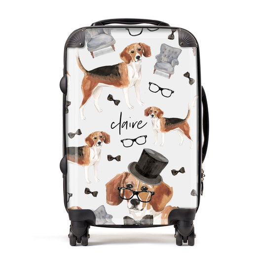 Personalised Beagle Dog Suitcase
