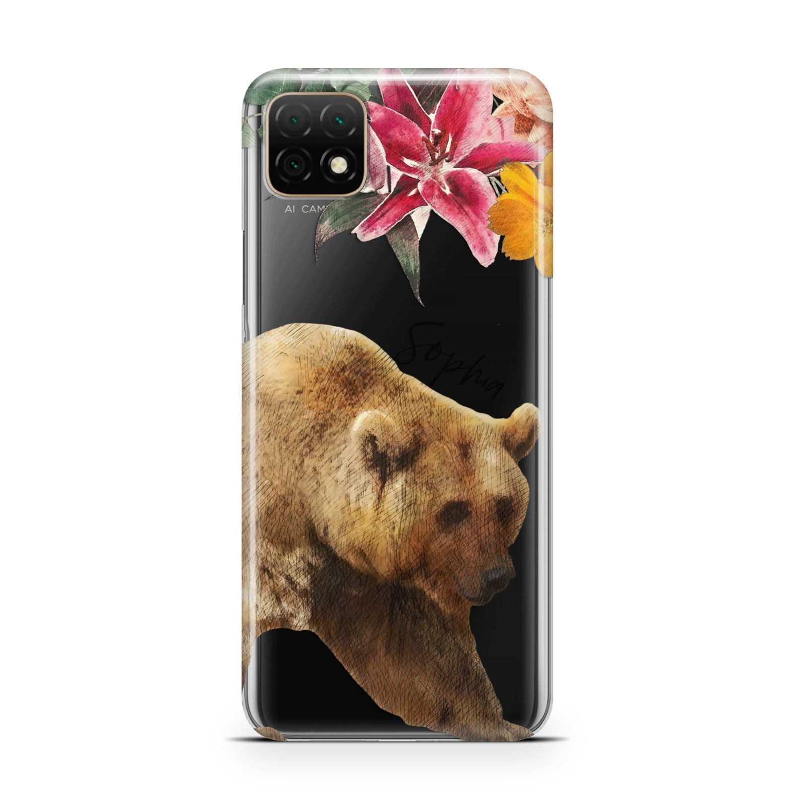 Personalised Bear Huawei Enjoy 20 Phone Case