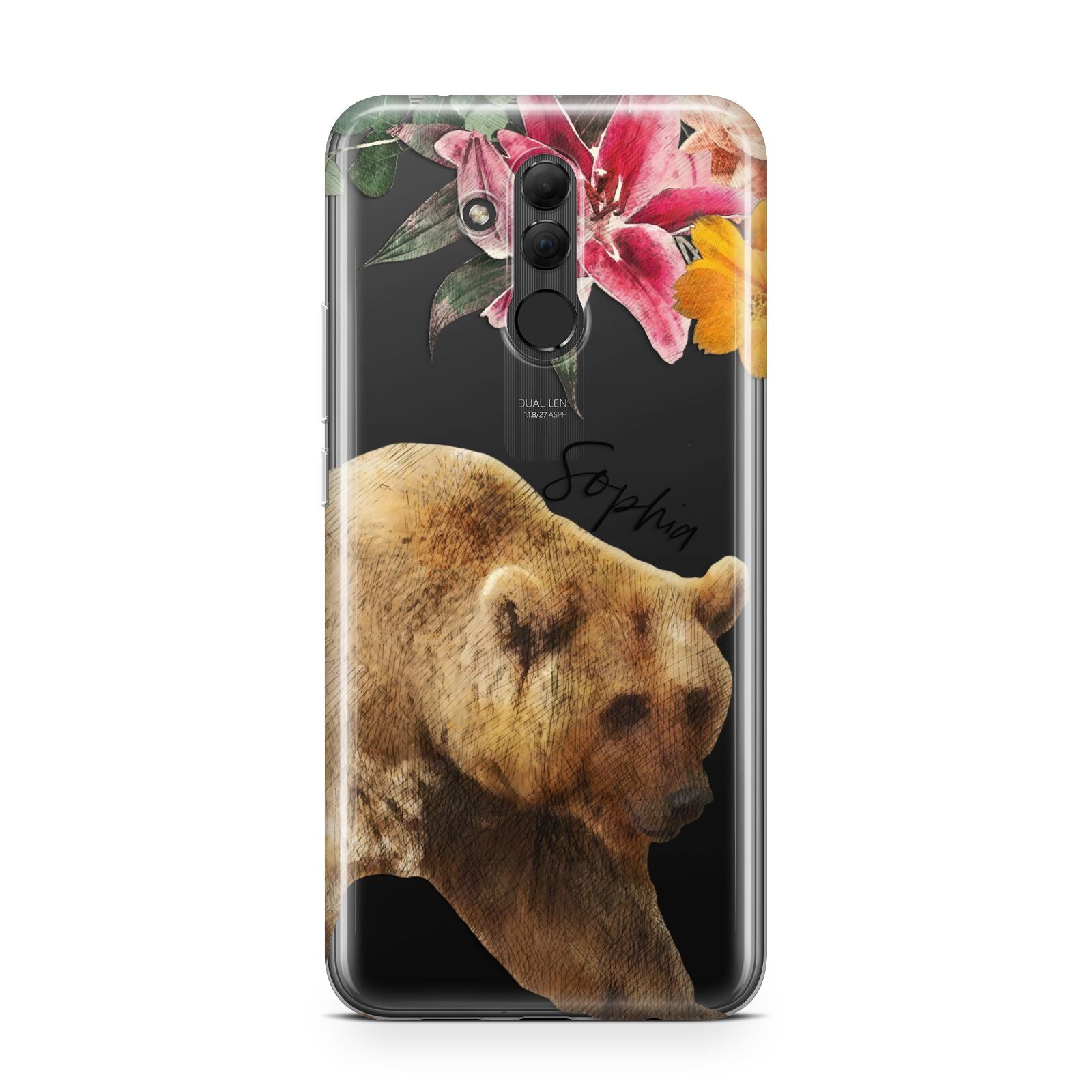 Personalised Bear Huawei Mate 20 Lite